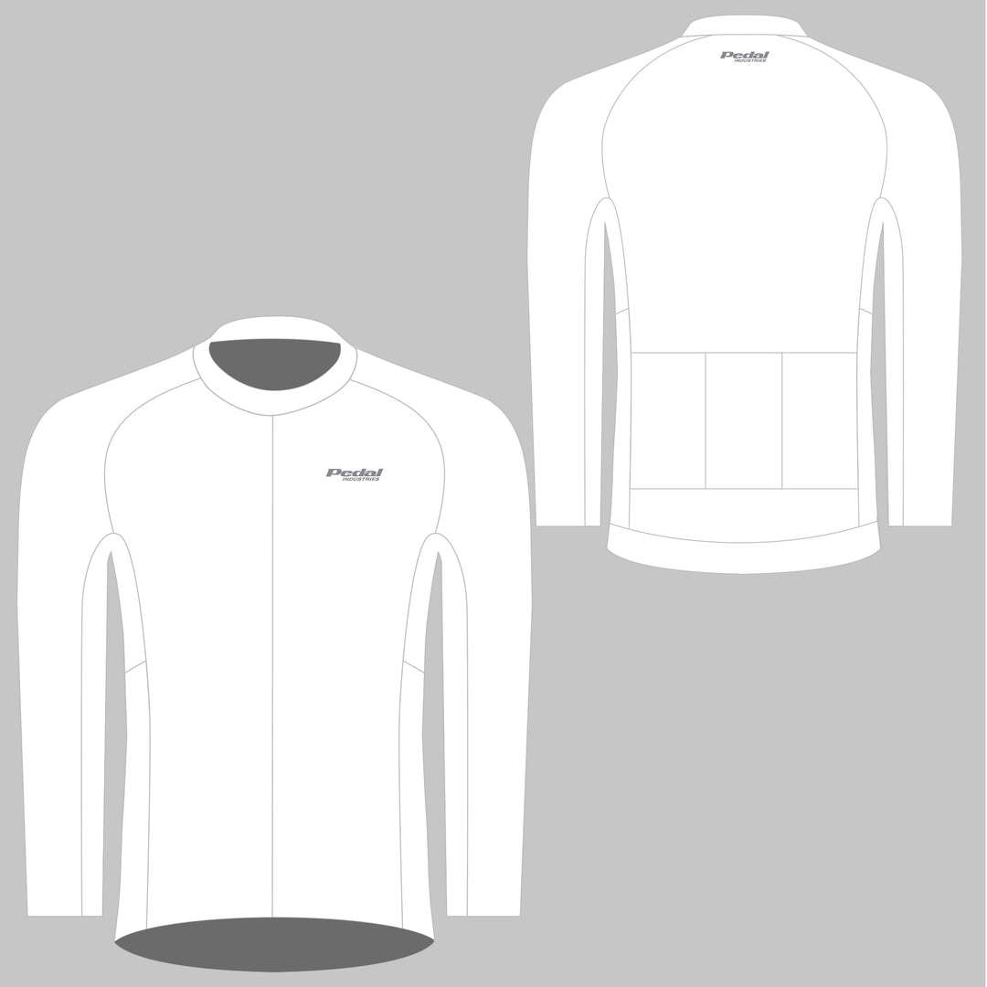 pedaled jersey Pedal White LONG SLEEVE PRO JERSEY 2.0 ISD – PEDAL Industries