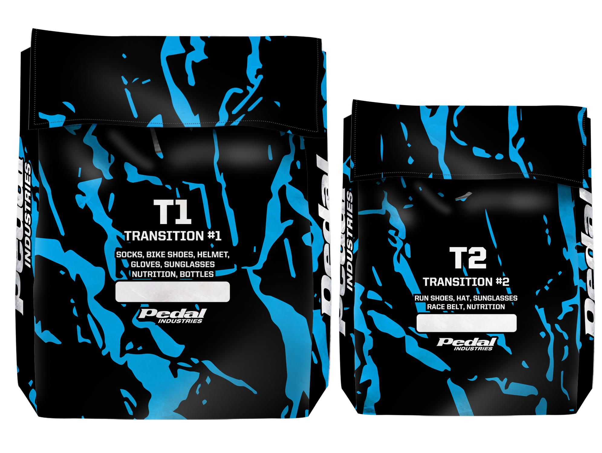 Red Splatter Triathlon Transition Bags ISD