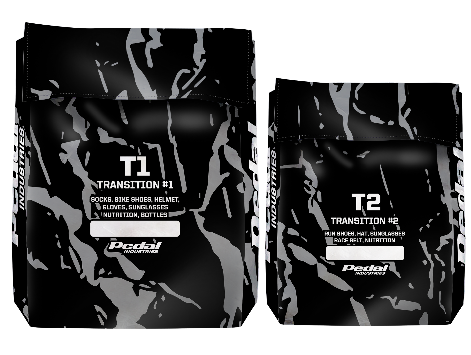 Red Splatter Triathlon Transition Bags ISD