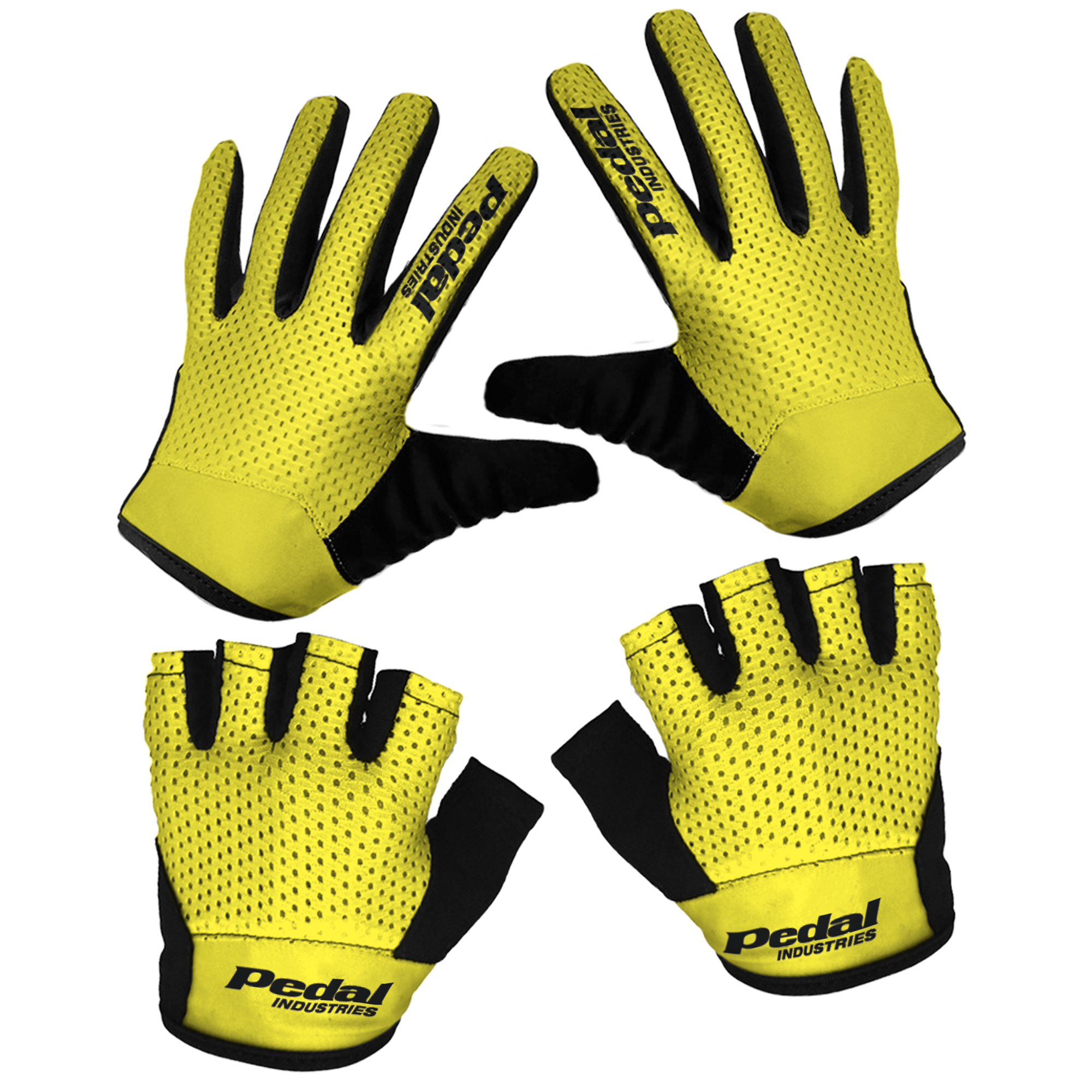 Pedal Hi-Viz SUPERLIGHT RaceDay Gloves ISD