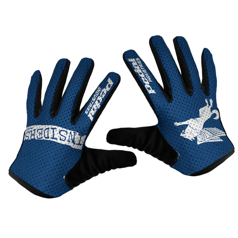 Azure Blue PEDAL Insiders 2027 SUPERLIGHT RaceDay Gloves