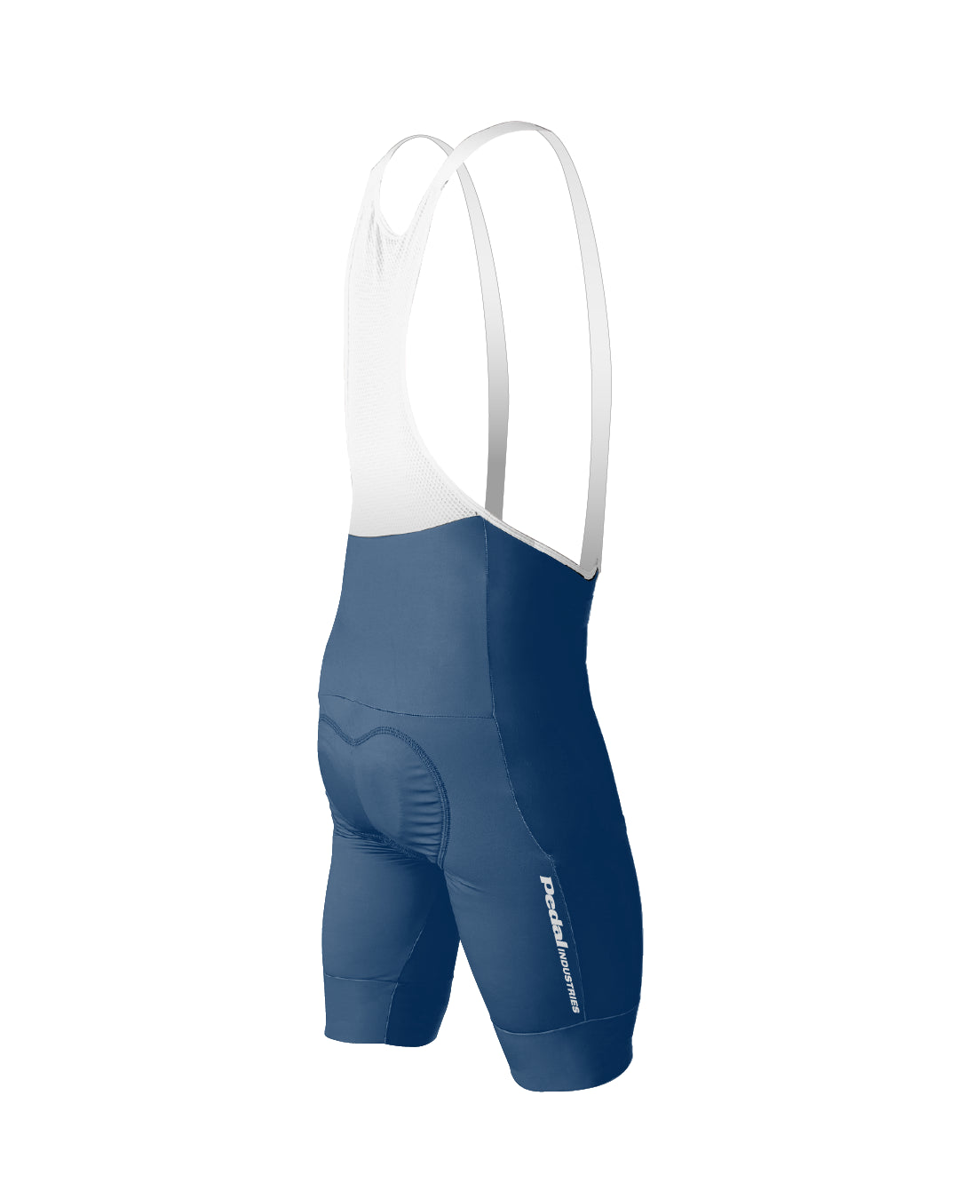 Azure Blue PEDAL Insiders 2027 MEN'S PRO LEVEL BIB ISD - flat product view pdp-last