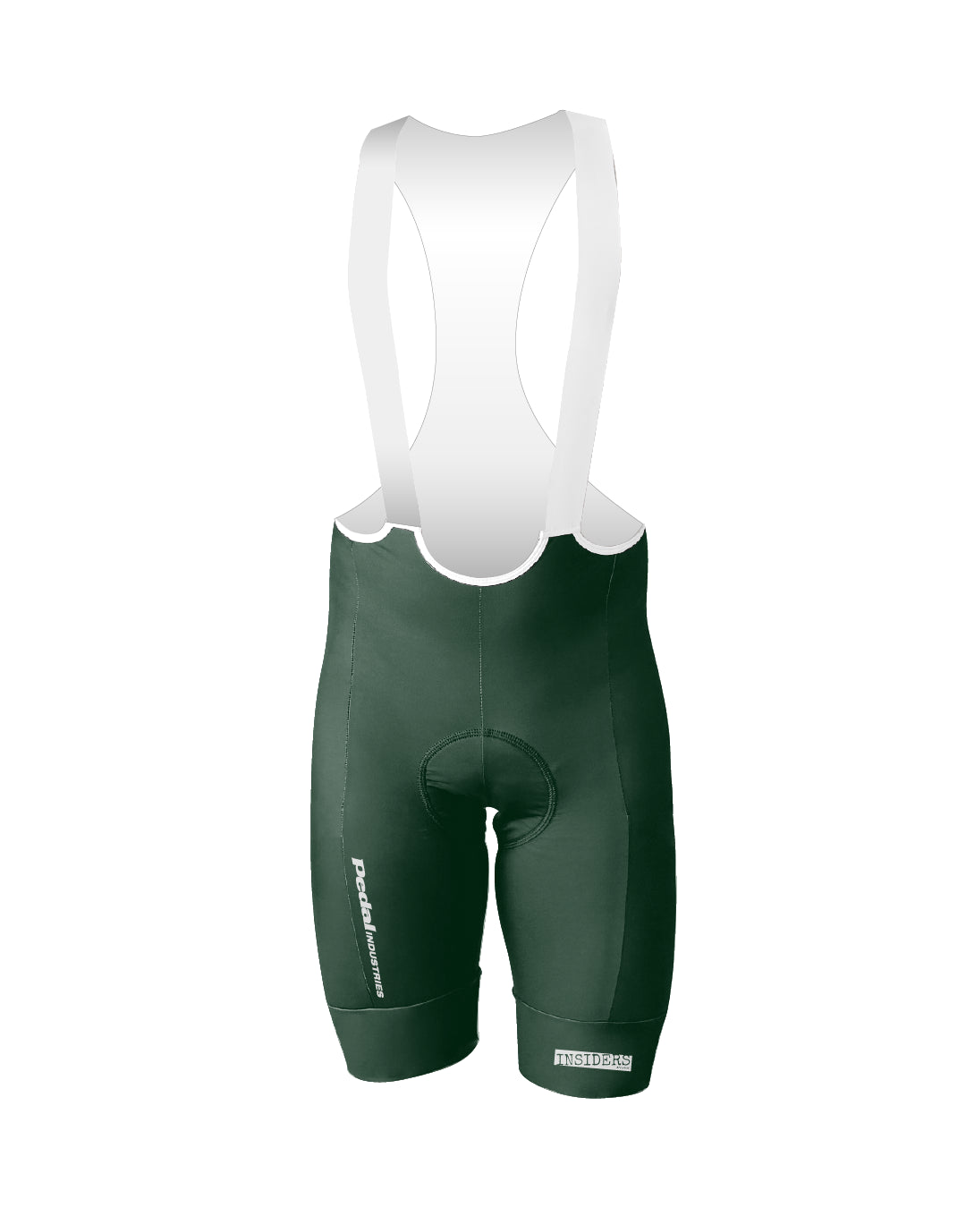 Deep Green PEDAL Insiders 2027 MEN'S PRO LEVEL BIB ISD - flat product view pdp-last