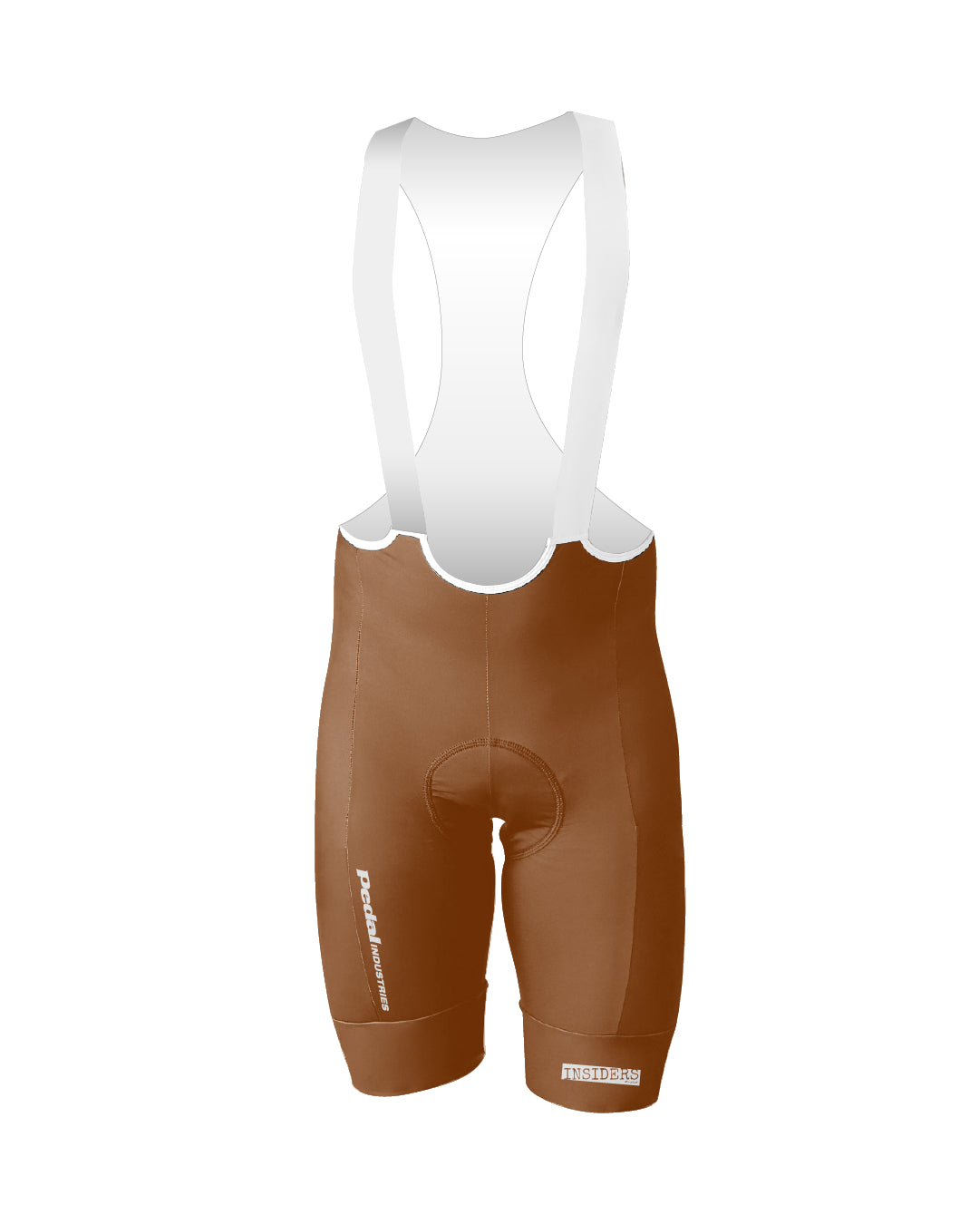 Orange PEDAL Insiders 2027 MEN'S PRO LEVEL BIB ISD - flat product view pdp-last