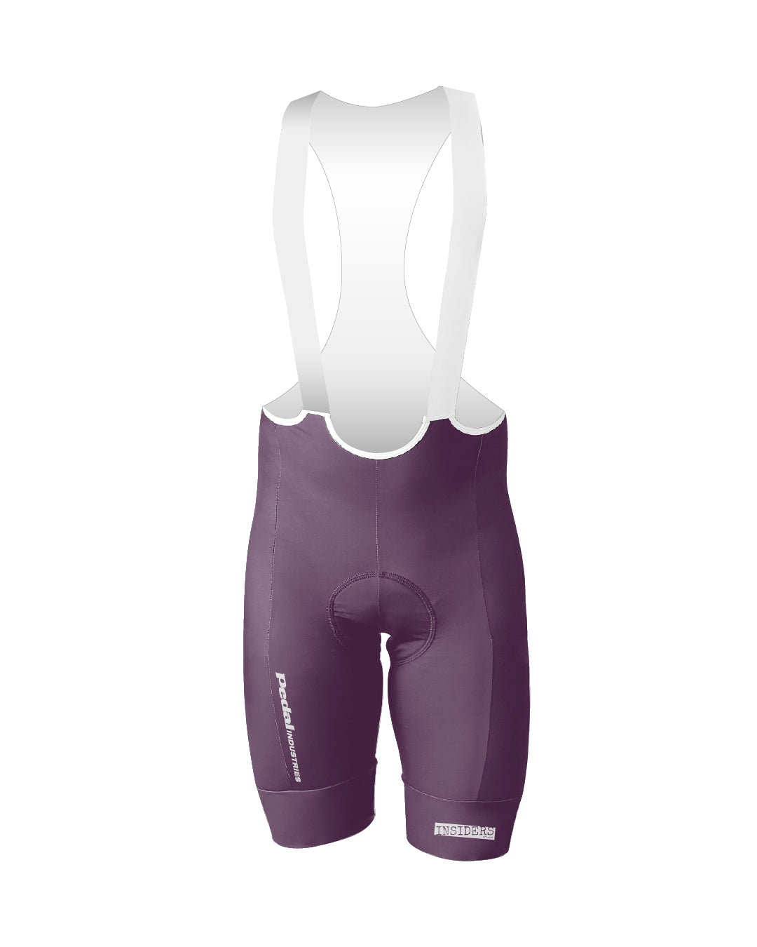 Purple PEDAL Insiders 2027 MEN'S PRO LEVEL BIB ISD - flat product view pdp-last