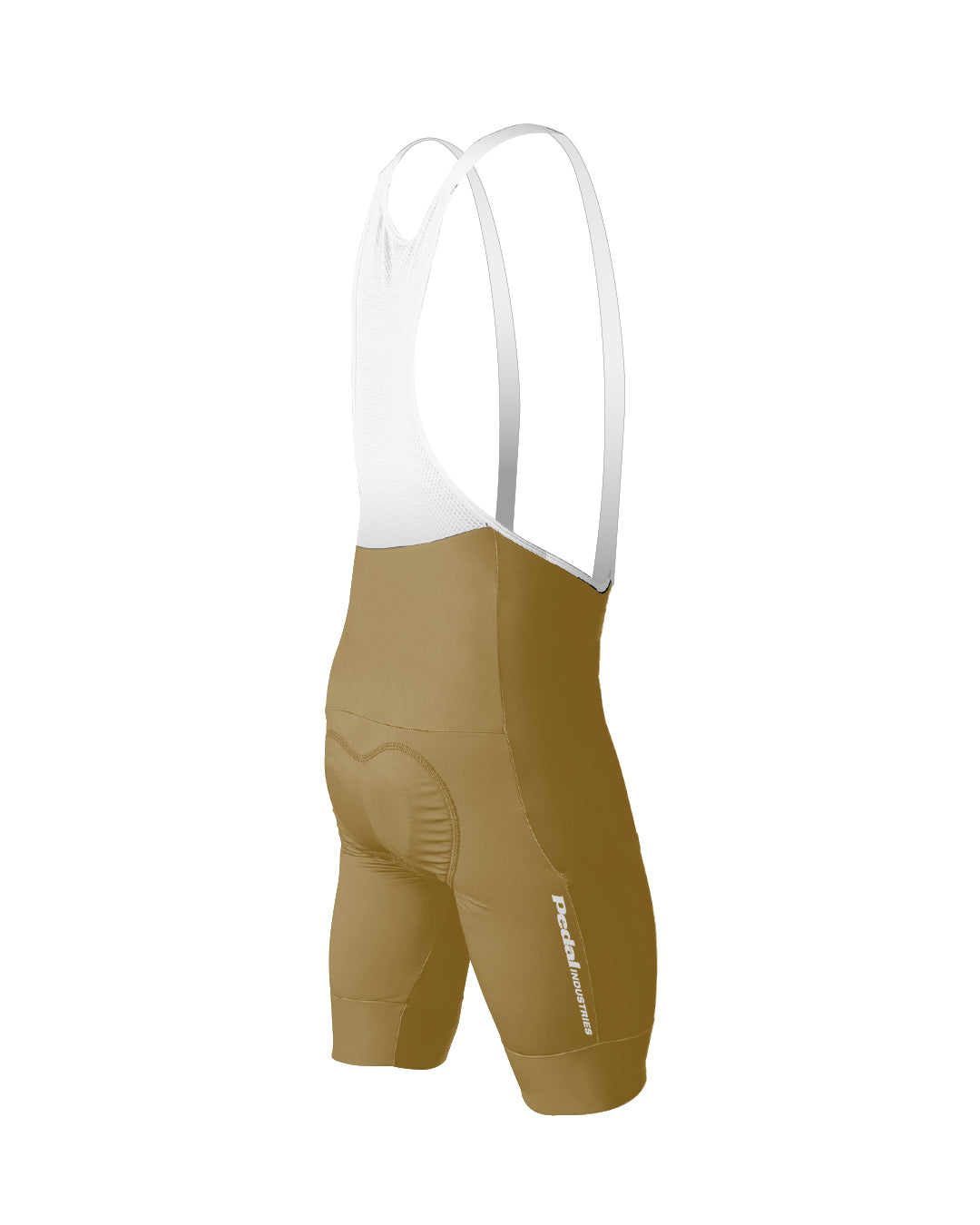 Yellow PEDAL Insiders 2027 MEN'S PRO LEVEL BIB ISD - flat product view pdp-last