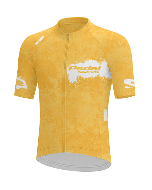 Yellow PEDAL Insiders 2027 MEN'S PRO JERSEY ISD