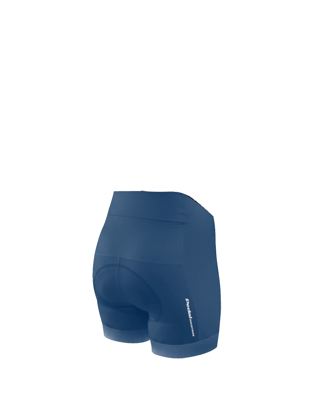 Azure Blue PEDAL Insiders 2027 WOMEN'S PRO BIB 2.5 ISD (NO STRAPS) - flat product view pdp-last