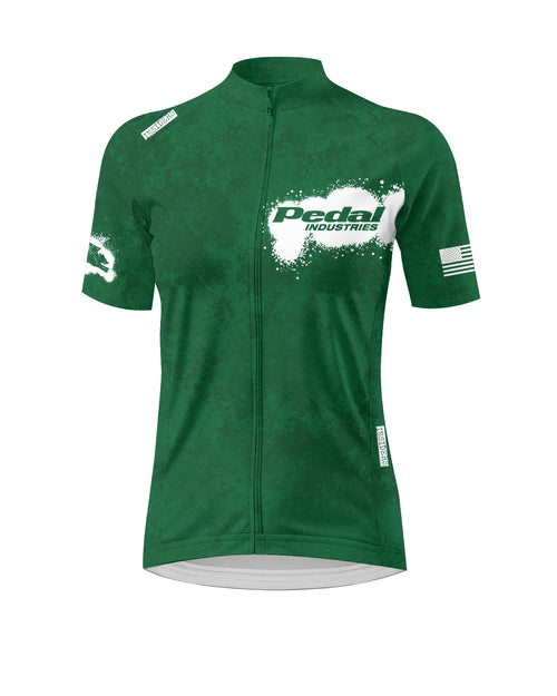 Deep Green PEDAL Insiders 2027 WOMEN'S PRO JERSEY 2.5 ISD