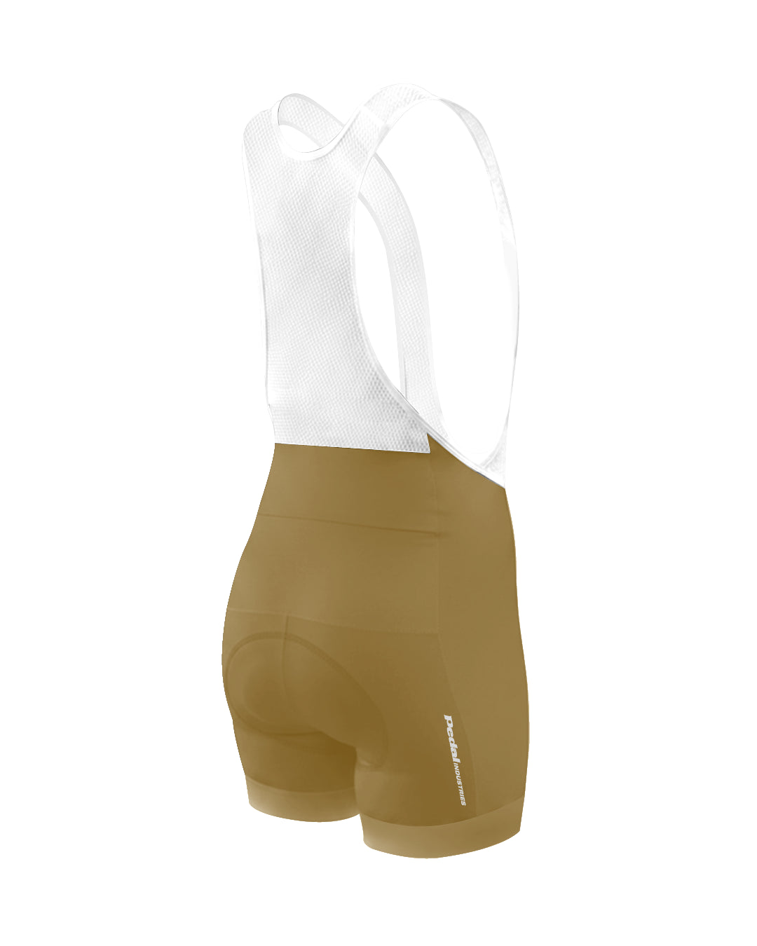 Yellow PEDAL Insiders 2027 WOMEN'S PRO BIB 2.5 ISD - flat product view, back pdp-last