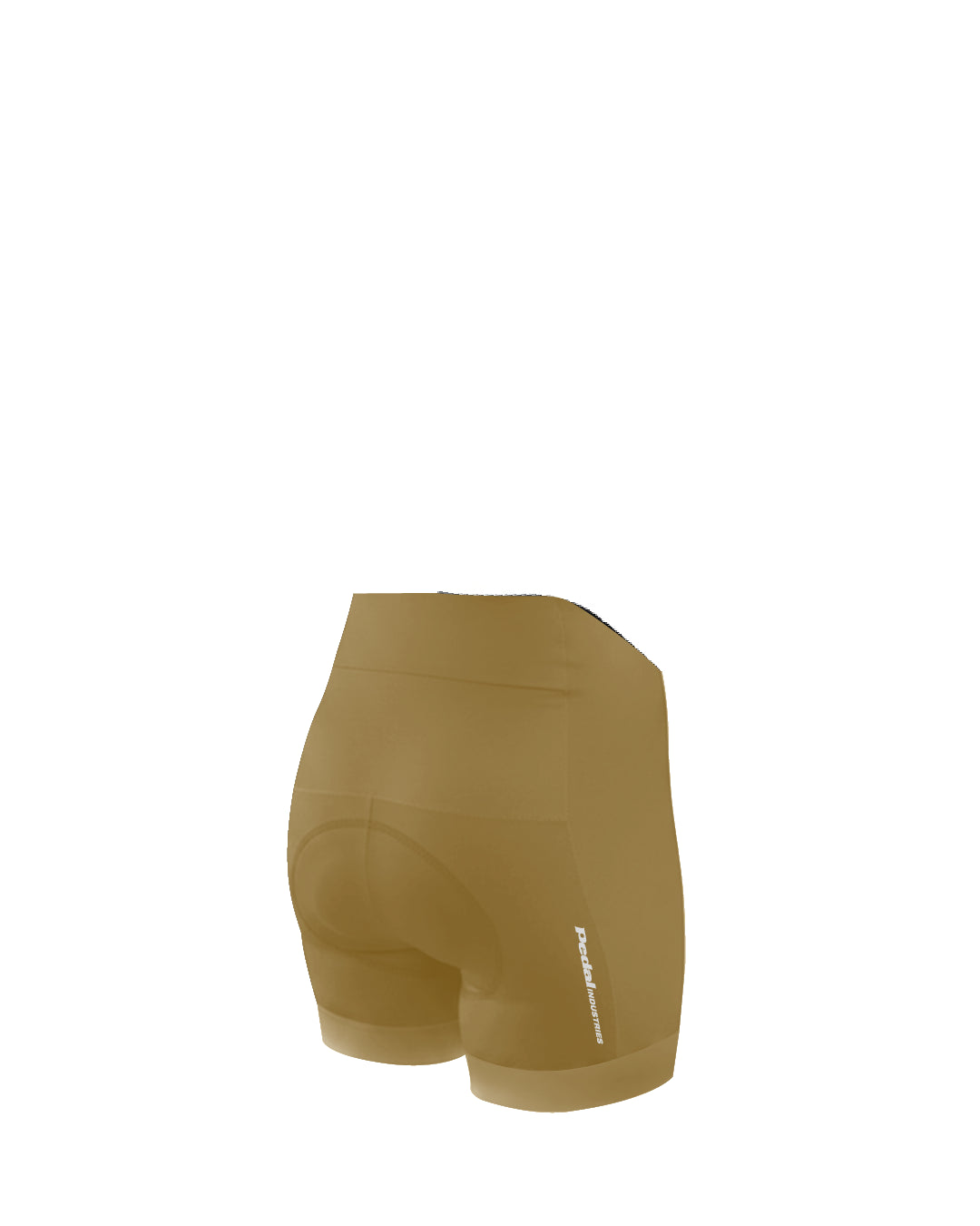 Yellow PEDAL Insiders 2027 WOMEN'S PRO BIB 2.5 ISD (NO STRAPS) - flat product view pdp-last