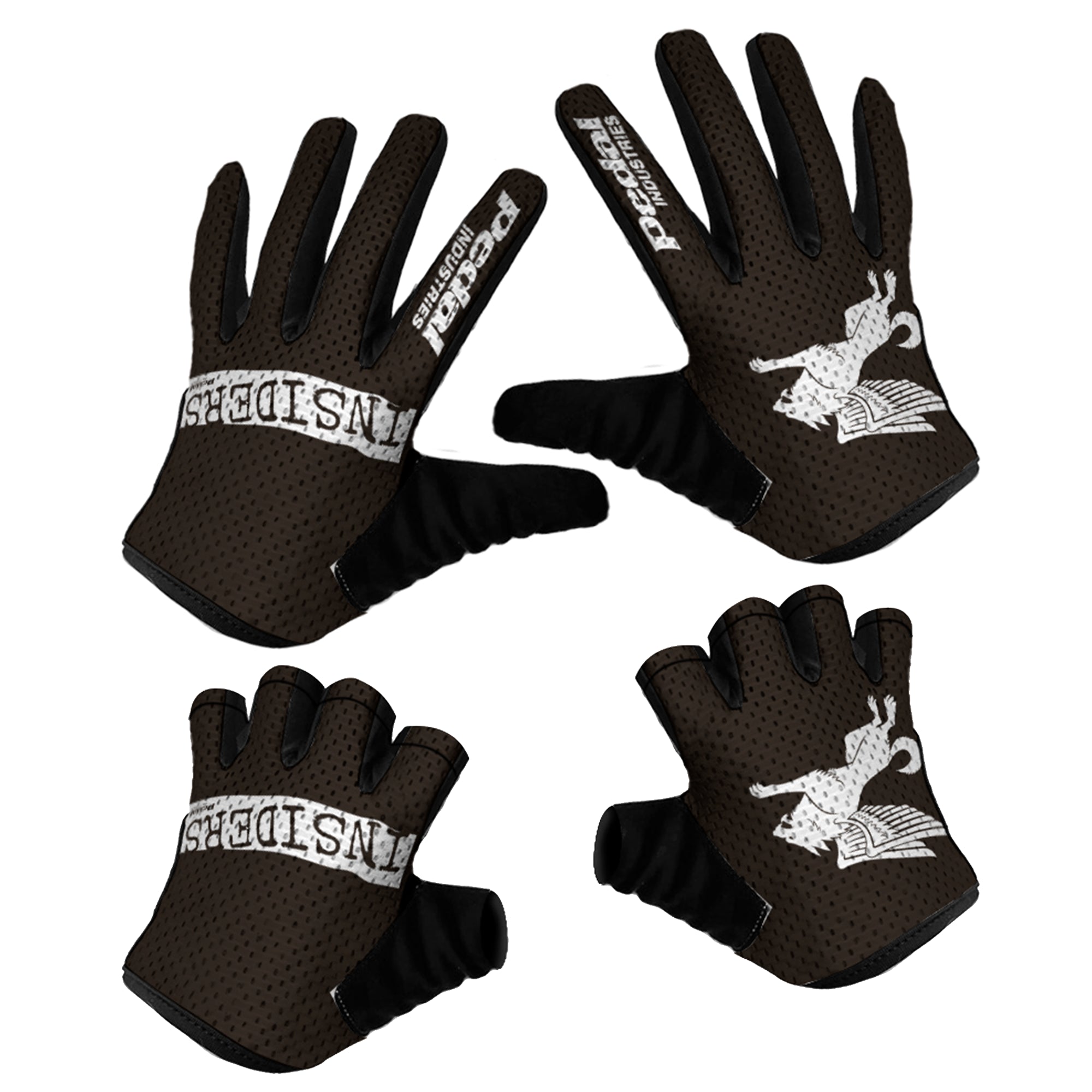 Brown PEDAL Insiders 2027 SUPERLIGHT RaceDay Gloves