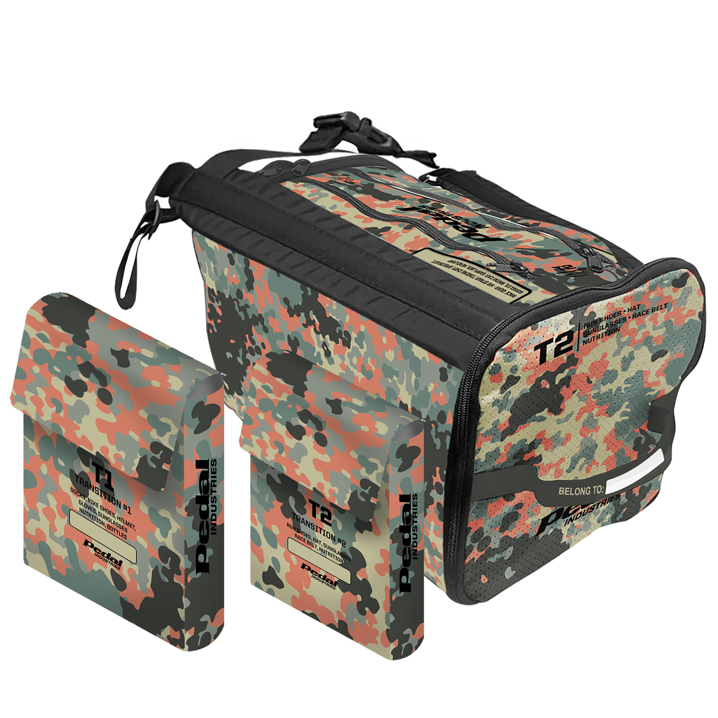 All CAMO TRIATHLON SPECIFIC RaceDay Bag ISD (7 Color Variants)