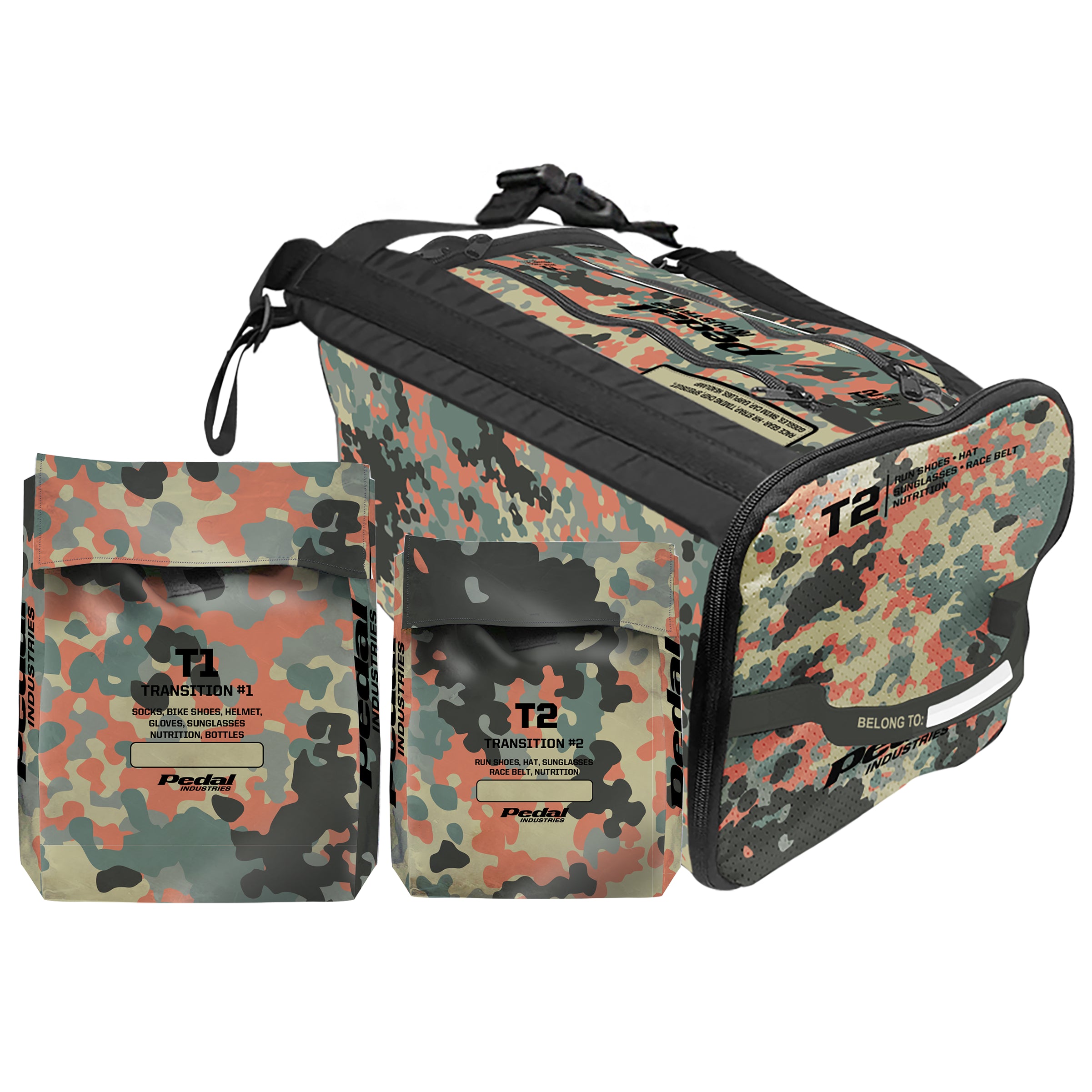 MILITARY CAMO RaceDay TRIATHLON Gear Bag™ ISD