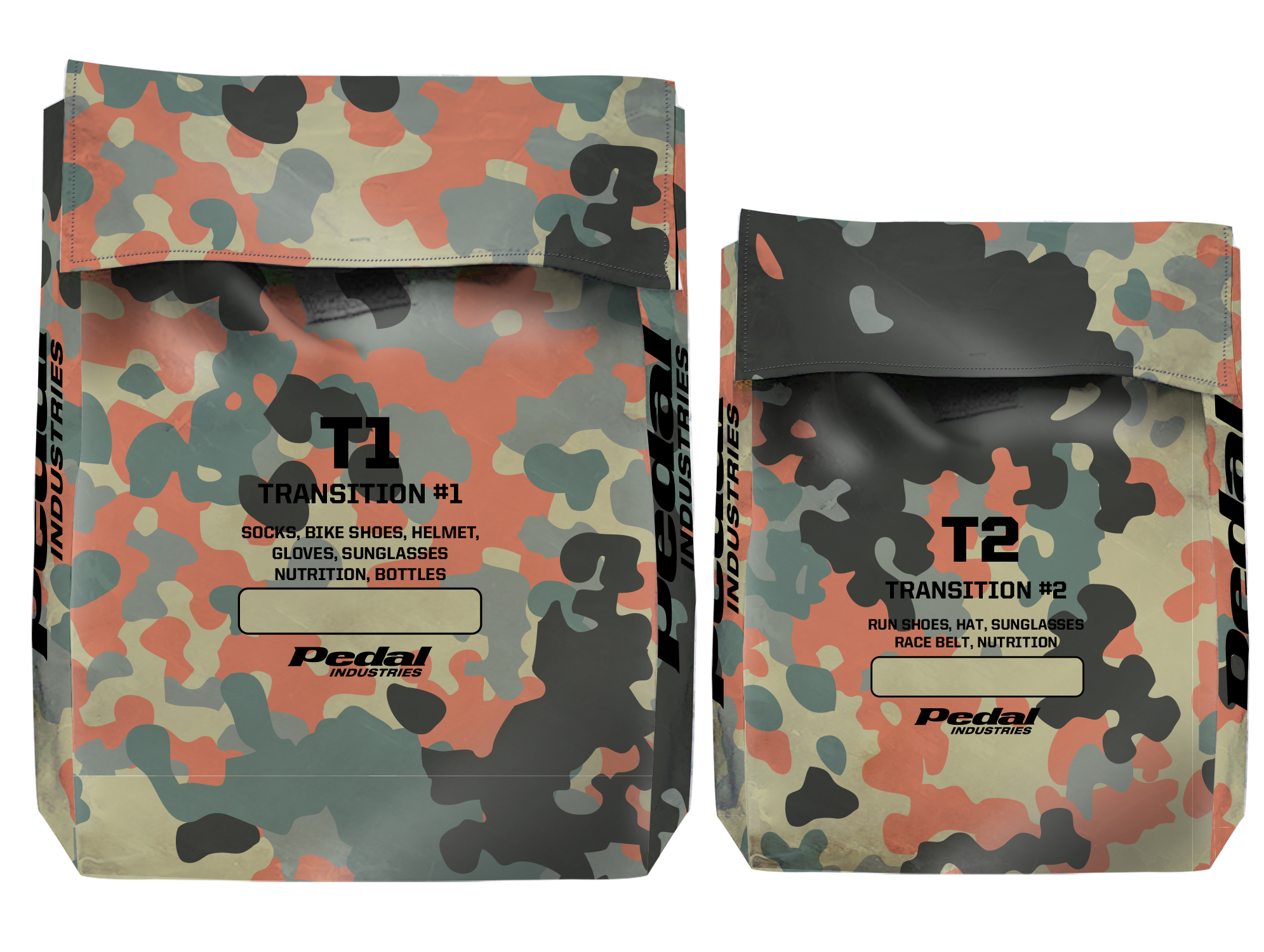 ARCTIC Camo Triathlon Transition Bags ISD