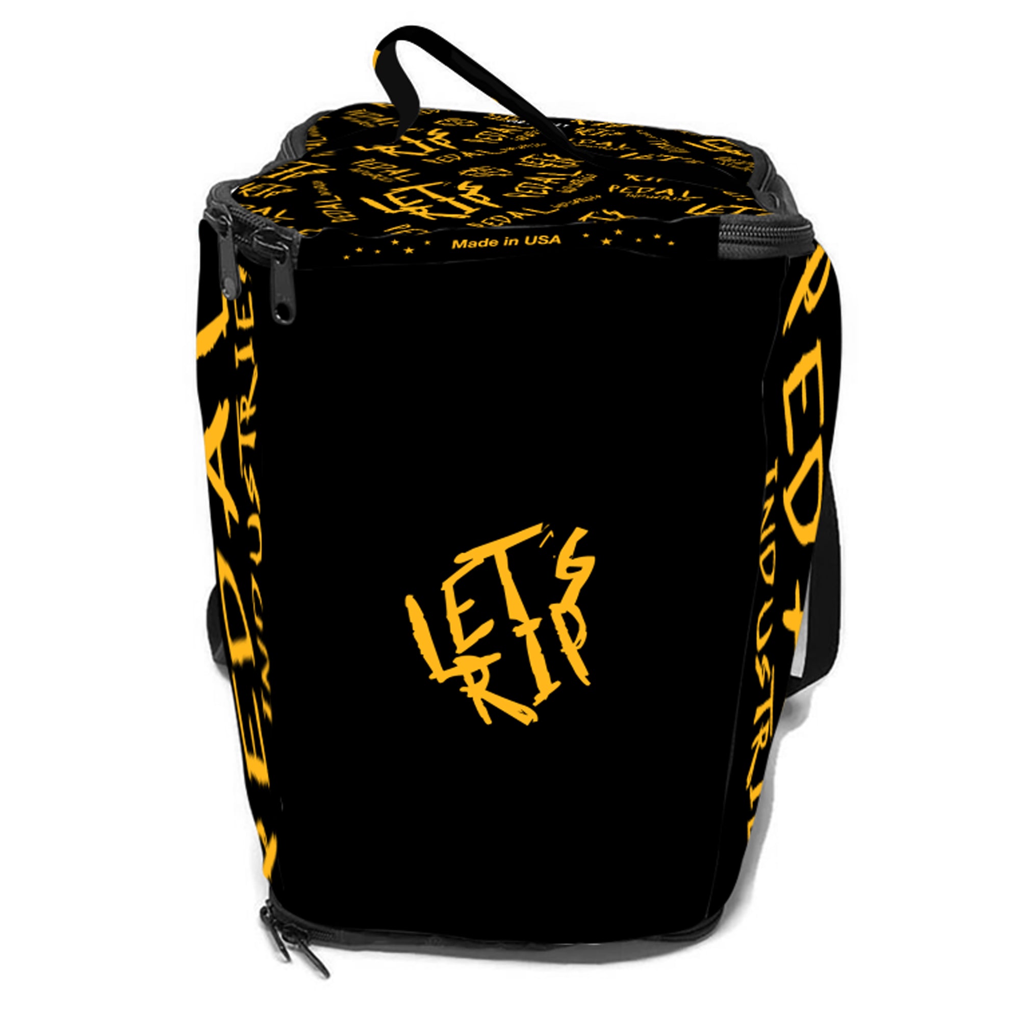 Black-Yellow Pedal PUNK RaceDay CYCLING Gear BAG™ ISD