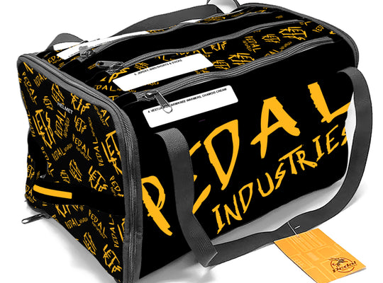 Black-Yellow Pedal PUNK RaceDay CYCLING Gear BAG™ ISD