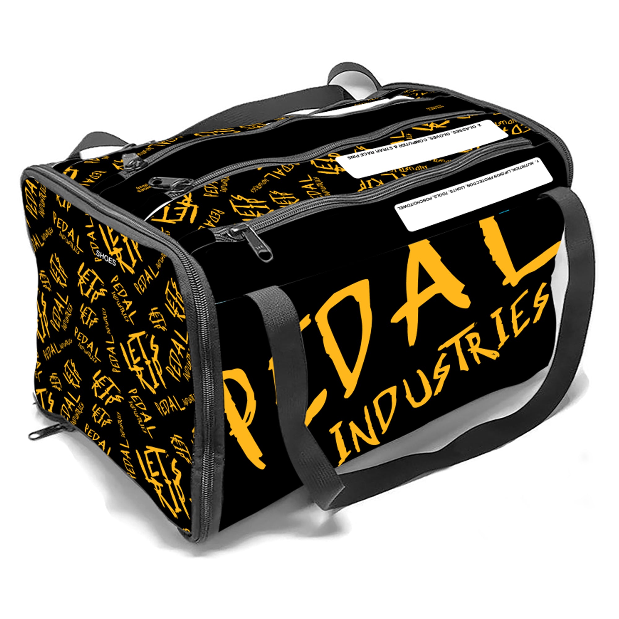 Black-Yellow Pedal PUNK RaceDay CYCLING Gear BAG™ ISD