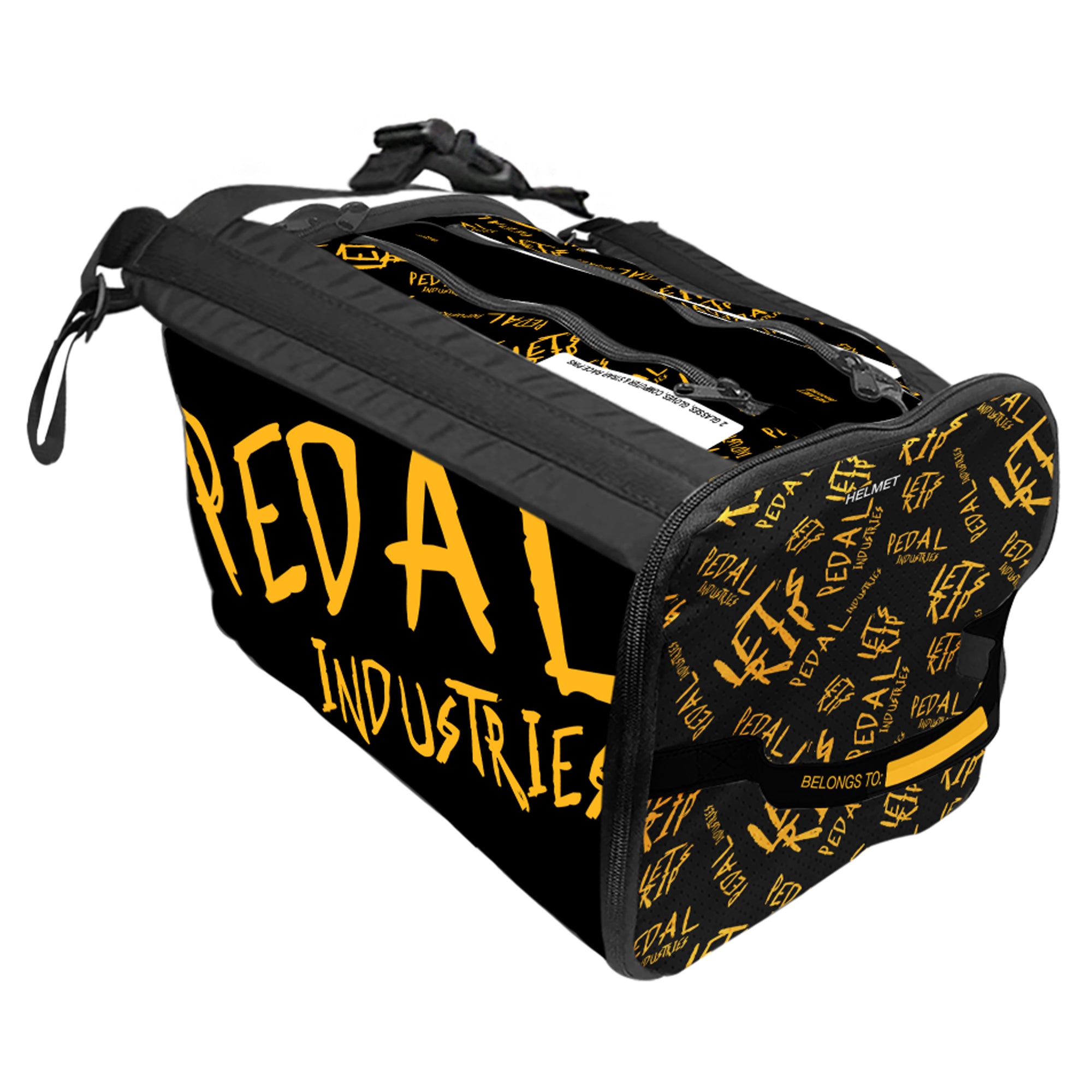 Black-Yellow Pedal PUNK RaceDay CYCLING Gear BAG™ ISD