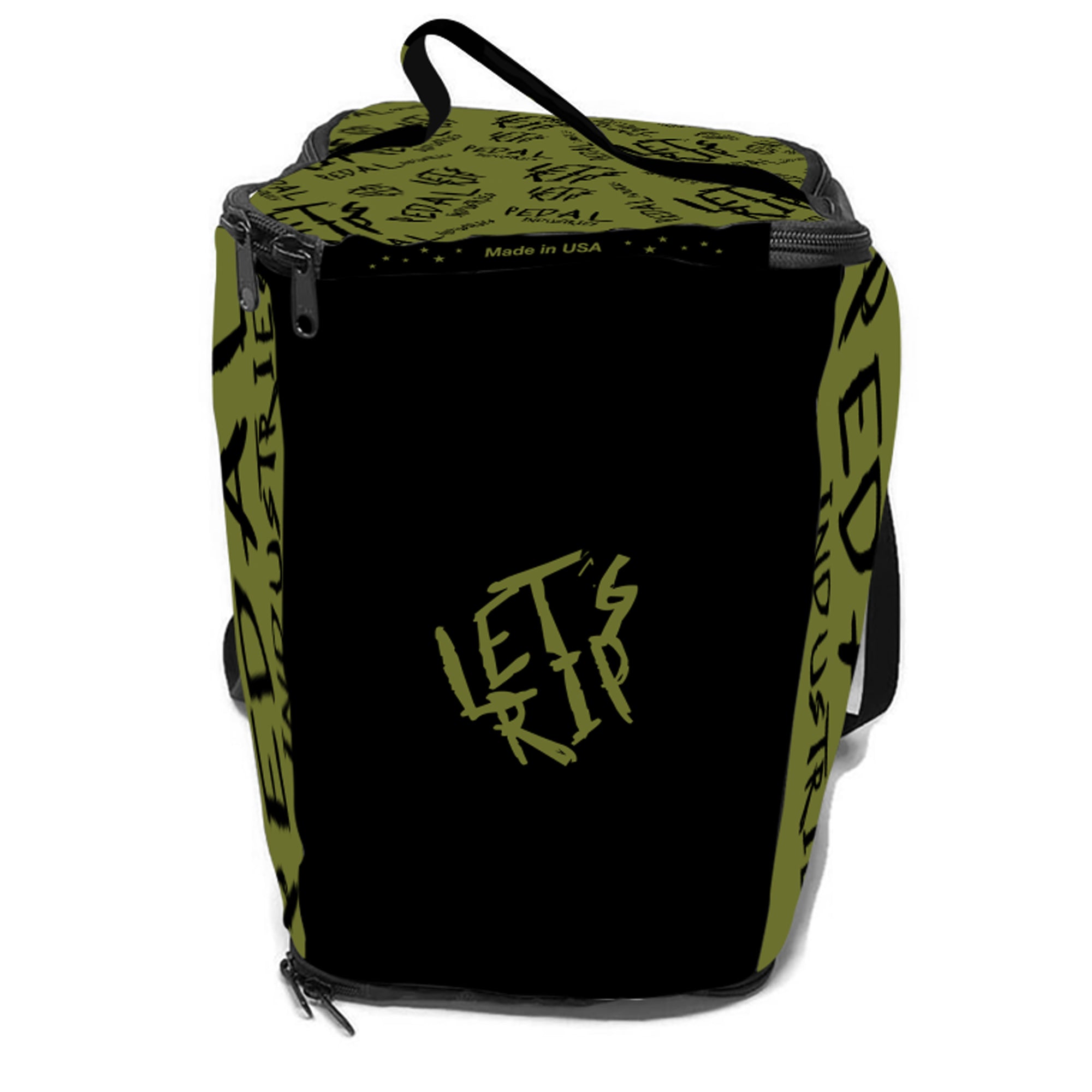 Olive-Black Pedal PUNK RaceDay CYCLING Gear BAG™ ISD