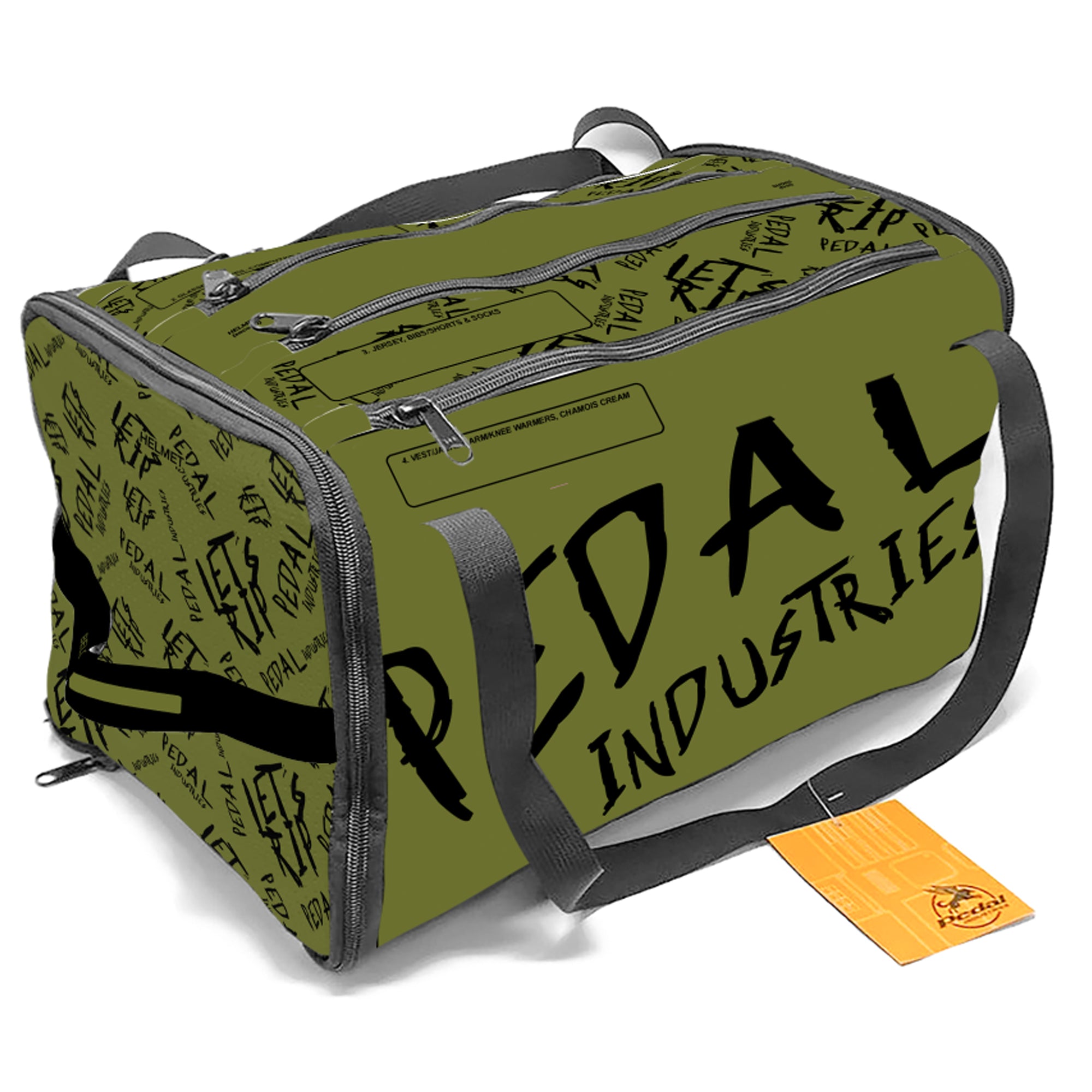 Olive-Black Pedal PUNK RaceDay CYCLING Gear BAG™ ISD