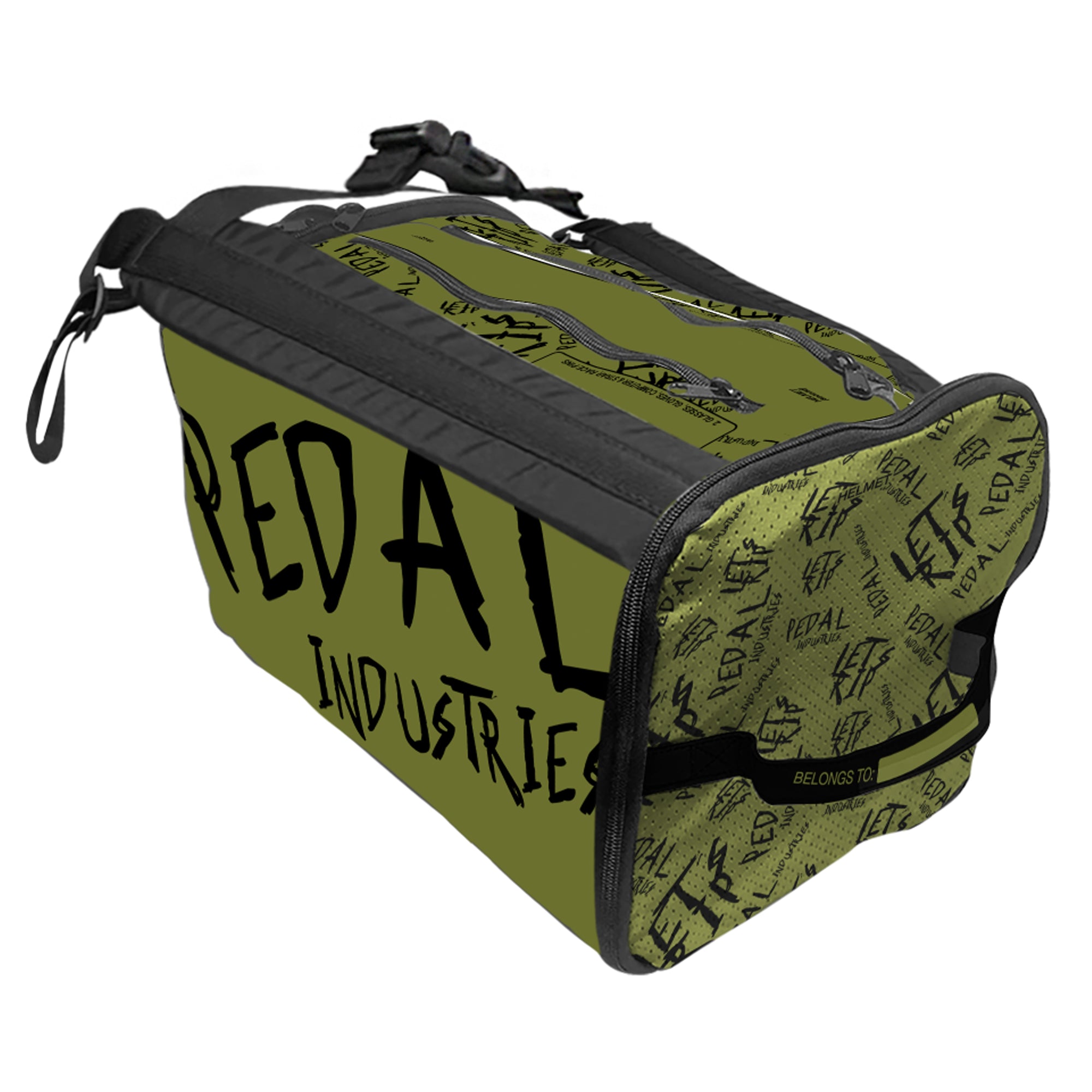 Olive-Black Pedal PUNK RaceDay CYCLING Gear BAG™ ISD