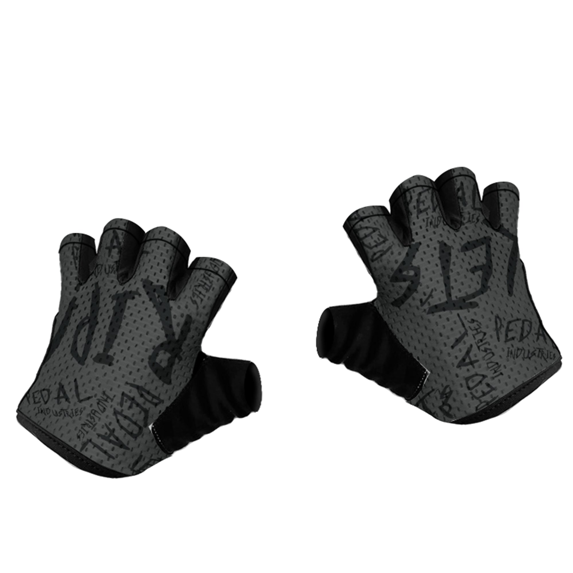 Stealth-Black Pedal PUNK SUPERLIGHT RaceDay Gloves ISD