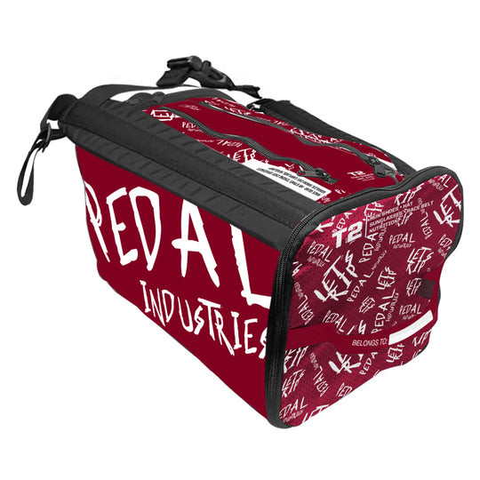 Burgundy-White Pedal PUNK RaceDay TRIATHLON Gear Bag ISD