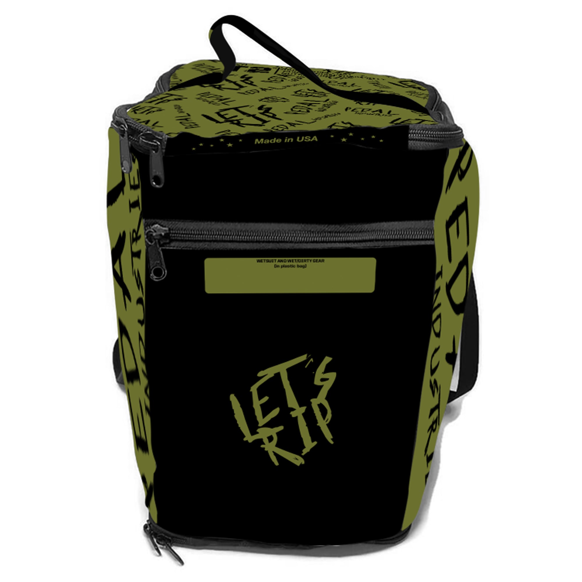 Olive-Black Pedal PUNK RaceDay TRIATHLON Gear Bag ISD