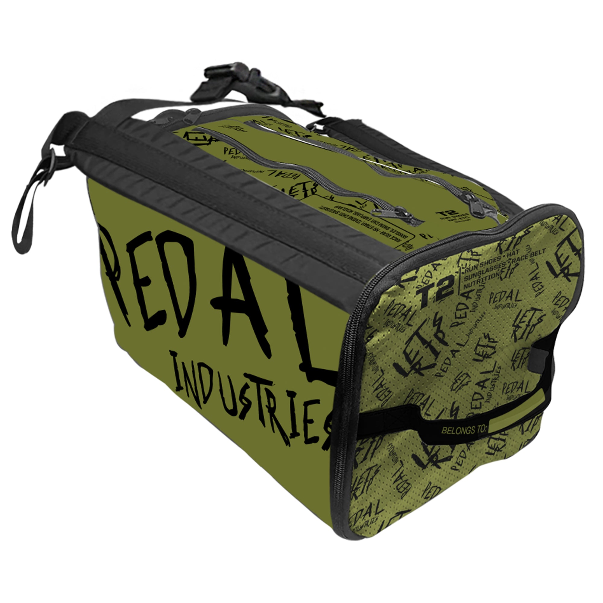 Olive-Black Pedal PUNK RaceDay TRIATHLON Gear Bag ISD