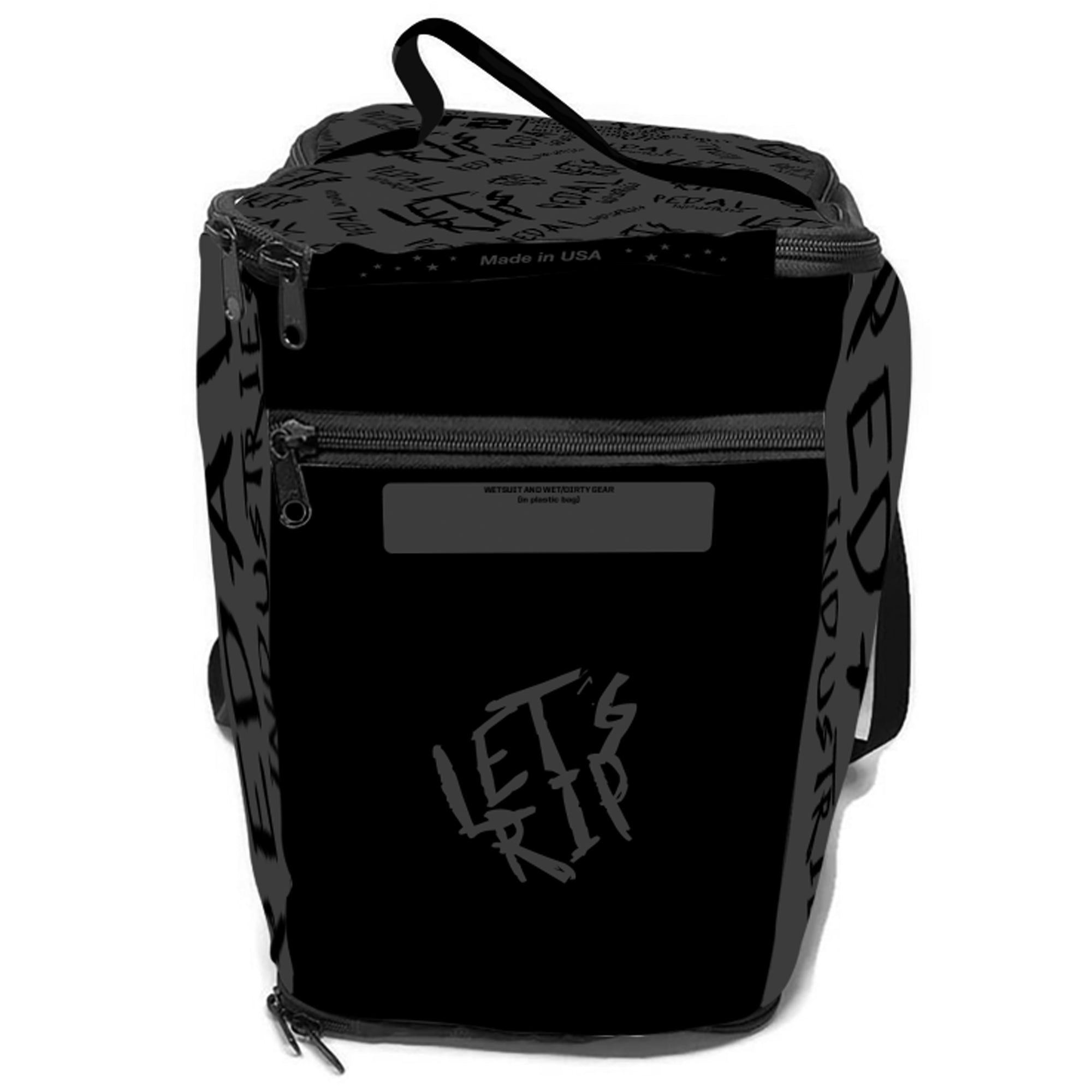 Stealth-Black Pedal PUNK RaceDay TRIATHLON Gear Bag ISD