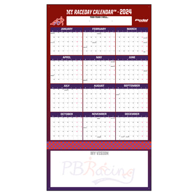 Personal Best Racing 2024 MY RACEDAY™ CALENDAR