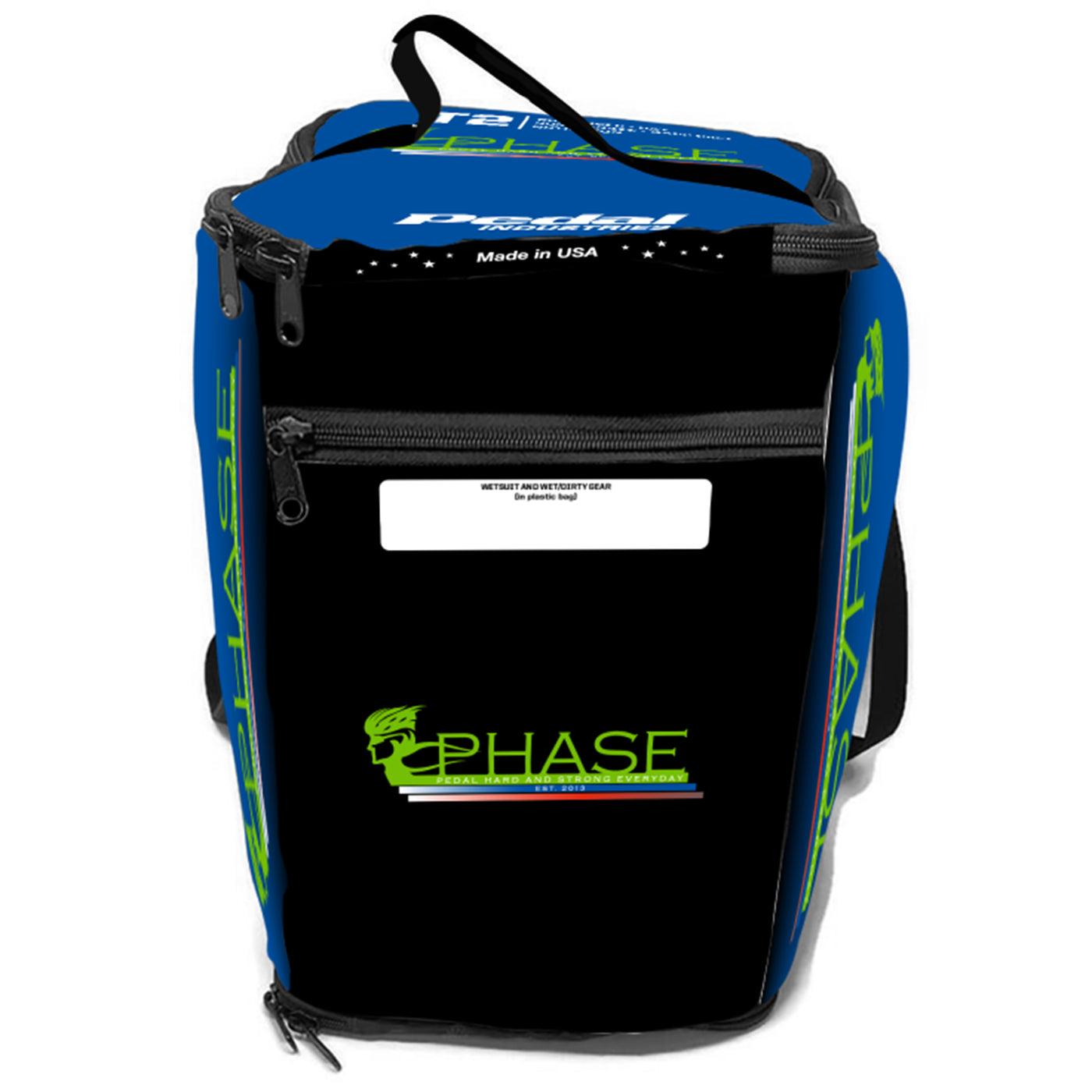 Phase Cycling 2025 TRIATHLON SPECIFIC RaceDay Bag