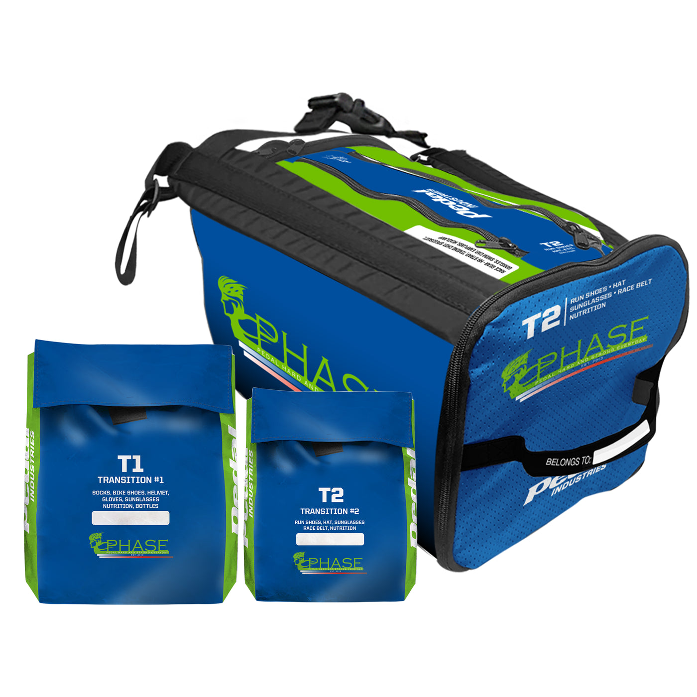 Phase Cycling 2025 TRIATHLON SPECIFIC RaceDay Bag