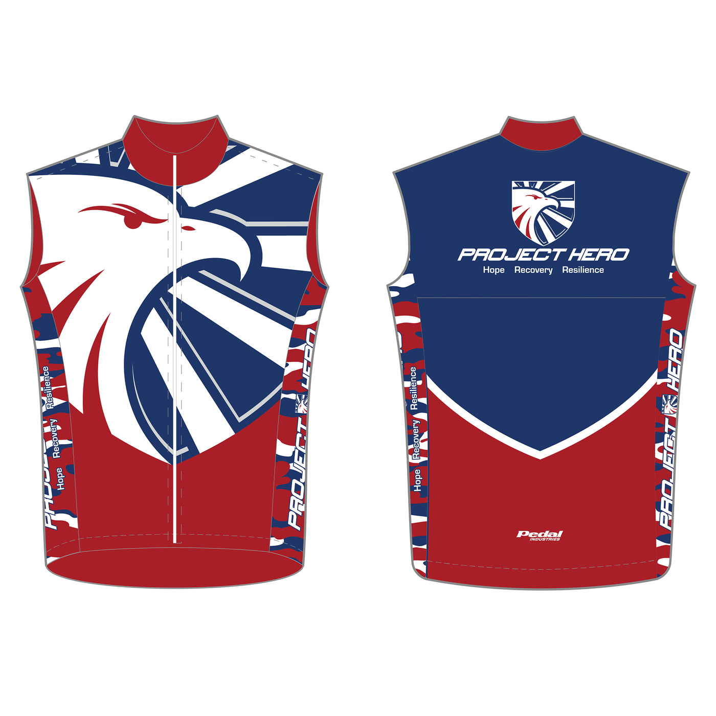 Custom Racewear Project One Racing Project Hero 2024 Race VEST โ PEDAL Industries