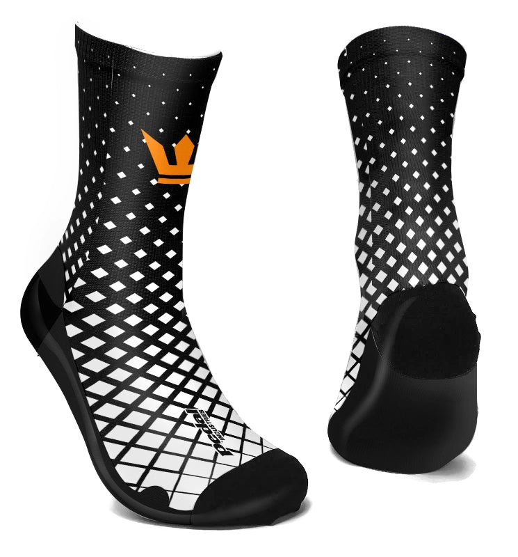 Queen City Wheels 2024 SUBLIMATED SOCKS BLACK