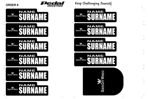 Queen City Wheels 2025 ID Sticker Bikes & Gear