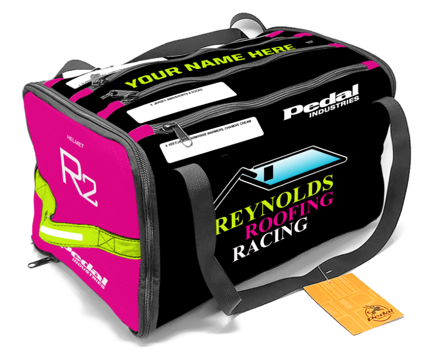 Reynolds Roofing Racing 2025 CYCLING RACEDAY BAG™ BLACK
