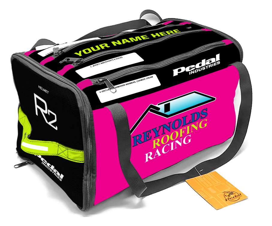 Reynolds Roofing Racing 2025 CYCLING RACEDAY BAG™ PINK