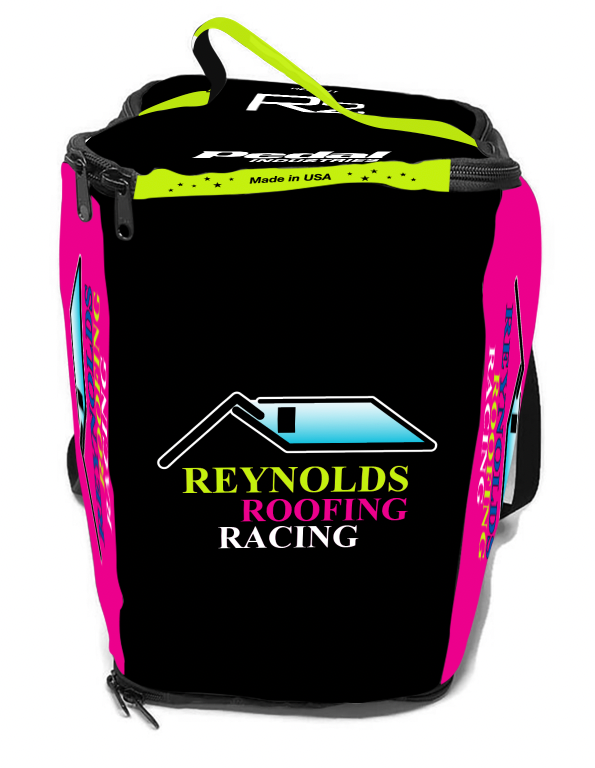 Reynolds Roofing Racing 2025 CYCLING RACEDAY BAG™ PINK