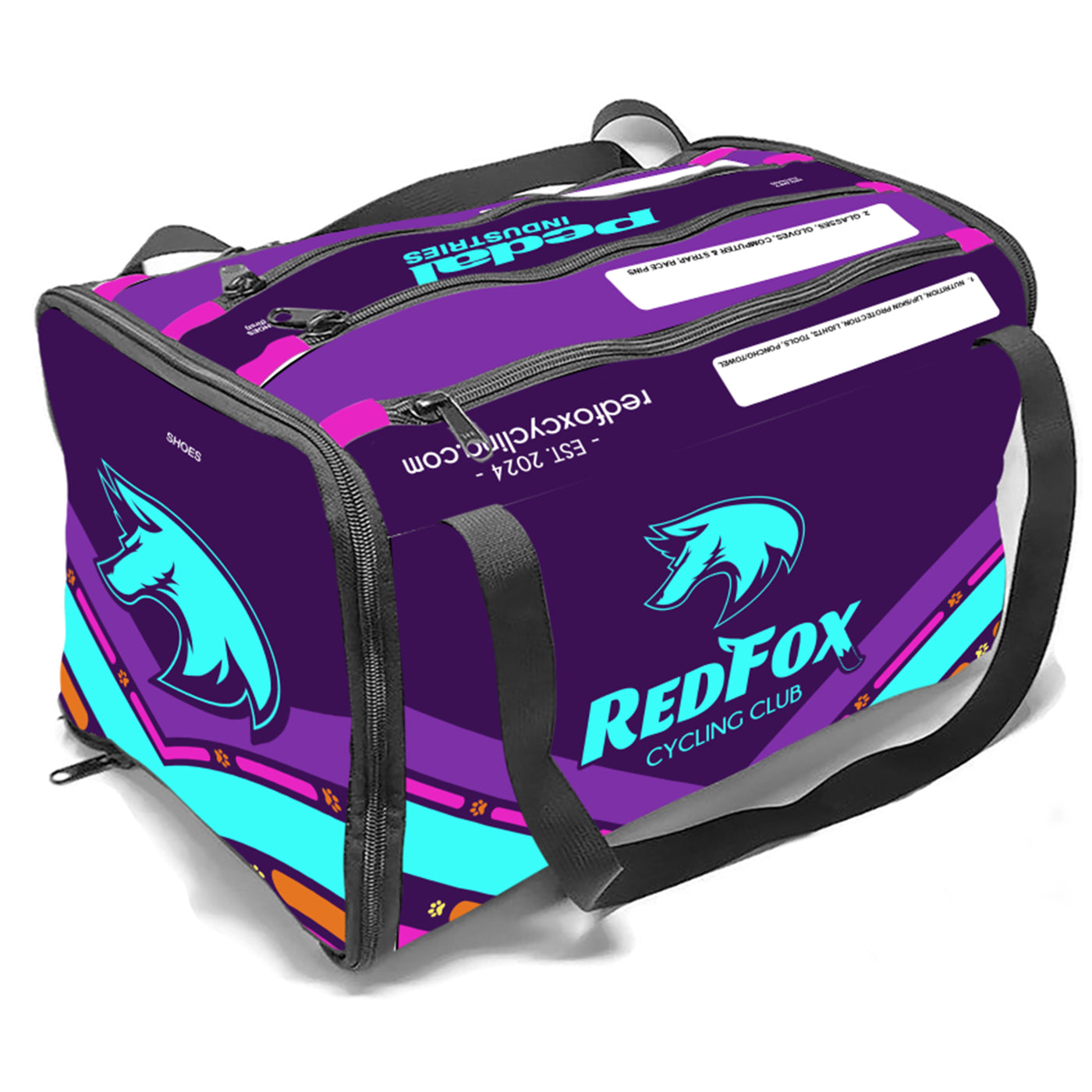 Red Fox Cycling Club 2026 CYCLING RACEDAY BAG™ (3 Color Variants)