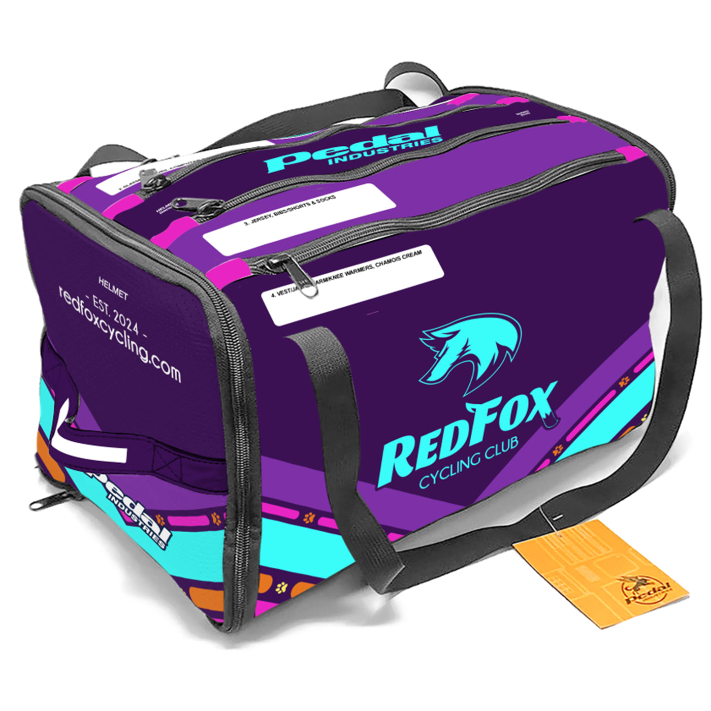 Red Fox Cycling Club 2026 CYCLING RACEDAY BAG™ (3 Color Variants)