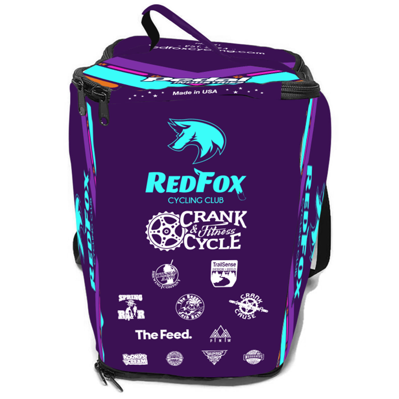 Red Fox Cycling Club 2026 CYCLING RACEDAY BAG™ (3 Color Variants)