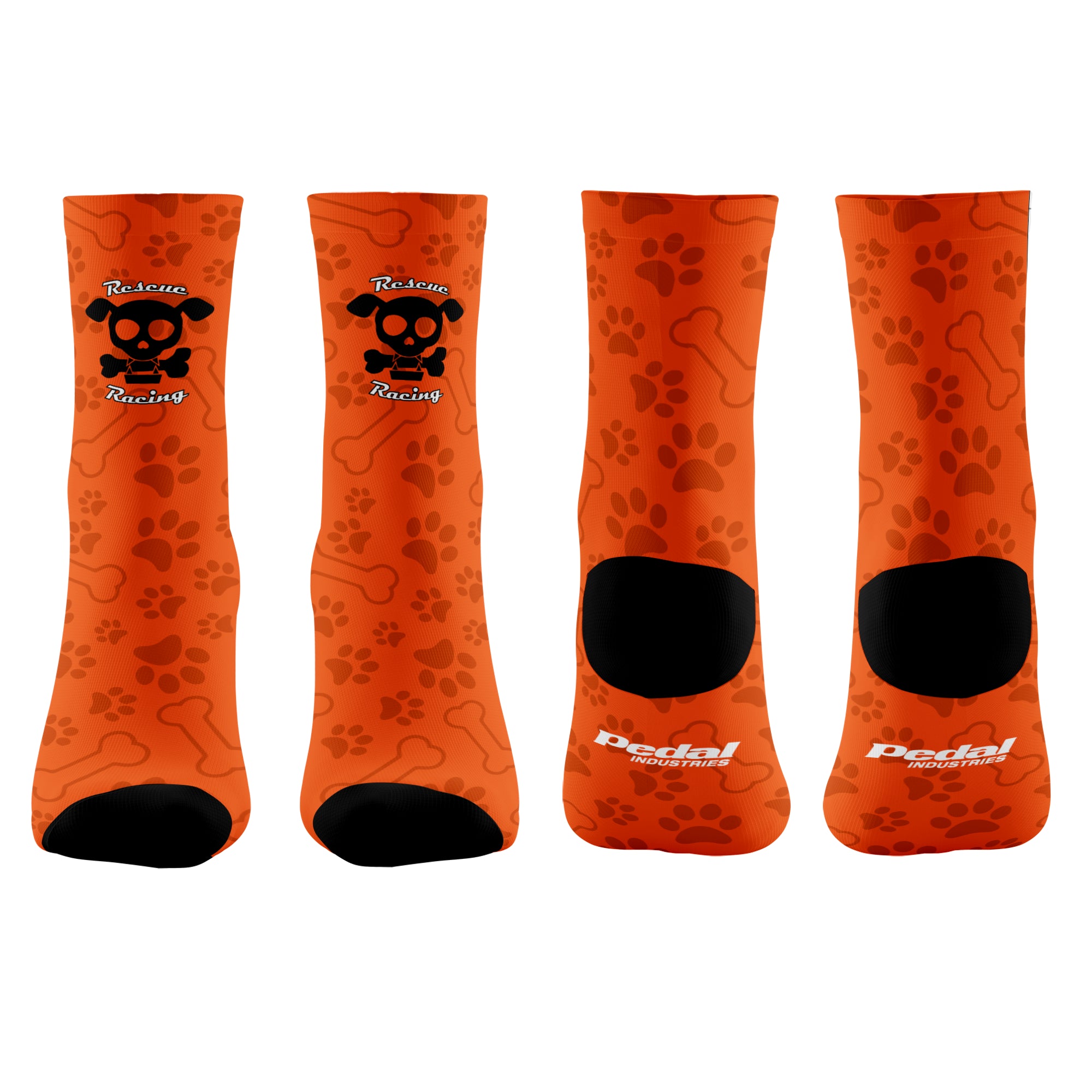 Rescue Racing 2023 SUBLIMATED SOCK ORANGE – PEDAL Industries
