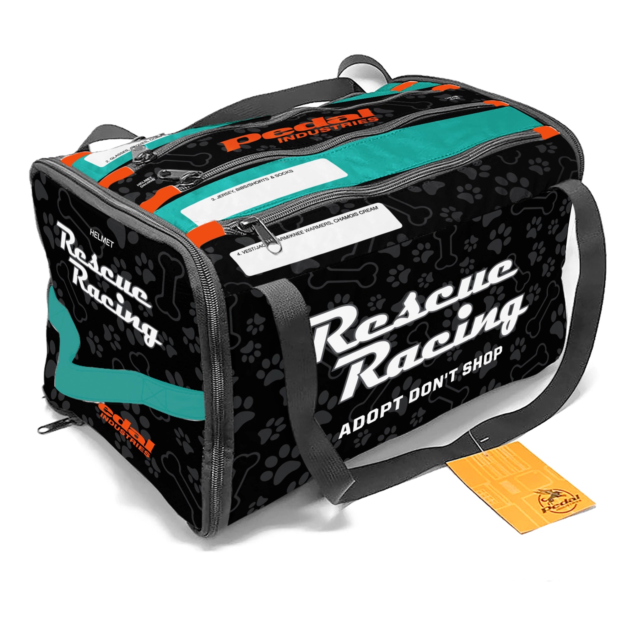 Rescue Racing 2023 CYCLING RACEDAY BAG™ BLACK – PEDAL Industries