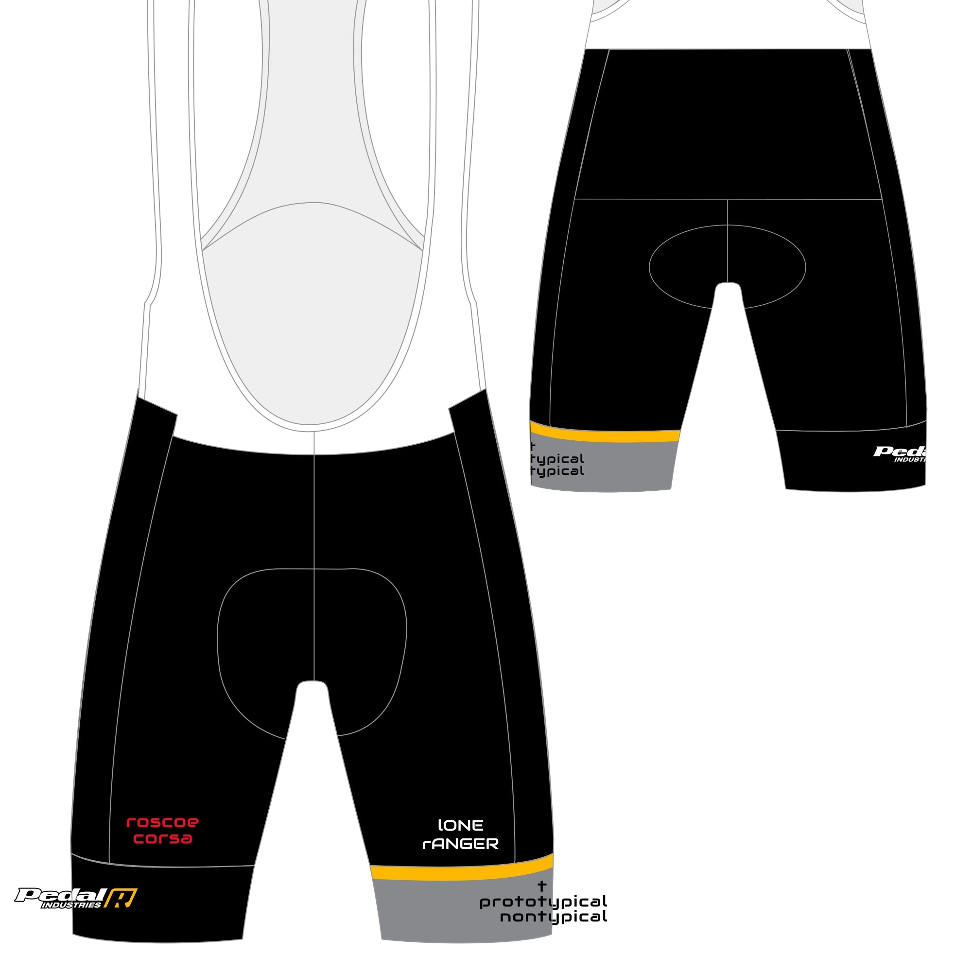 Roscoe Racing 2024 Men's PRO BIB 2.0 – PEDAL Industries