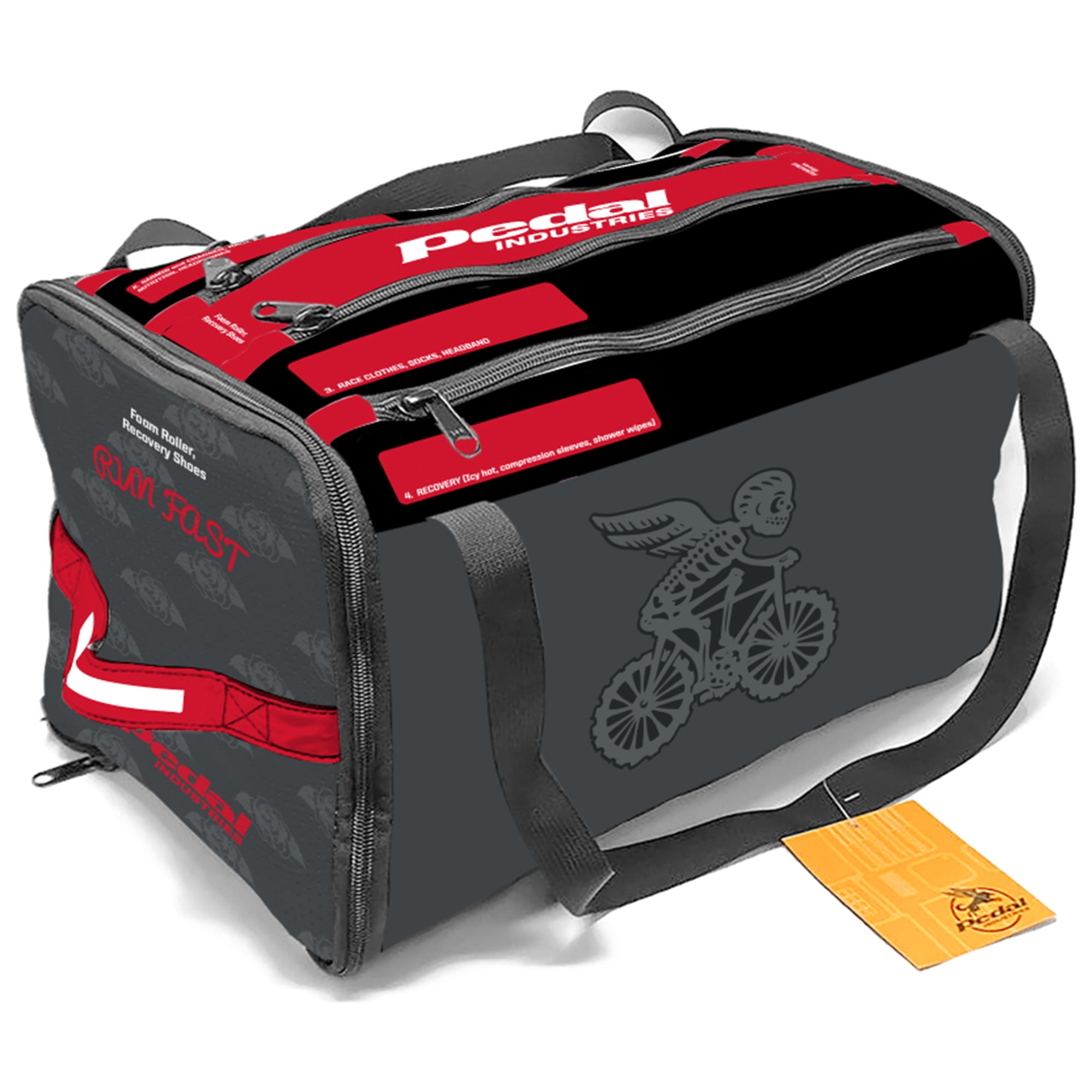 Red Run Fast or Die RaceDay RUNNING Gear Bag™ ISD