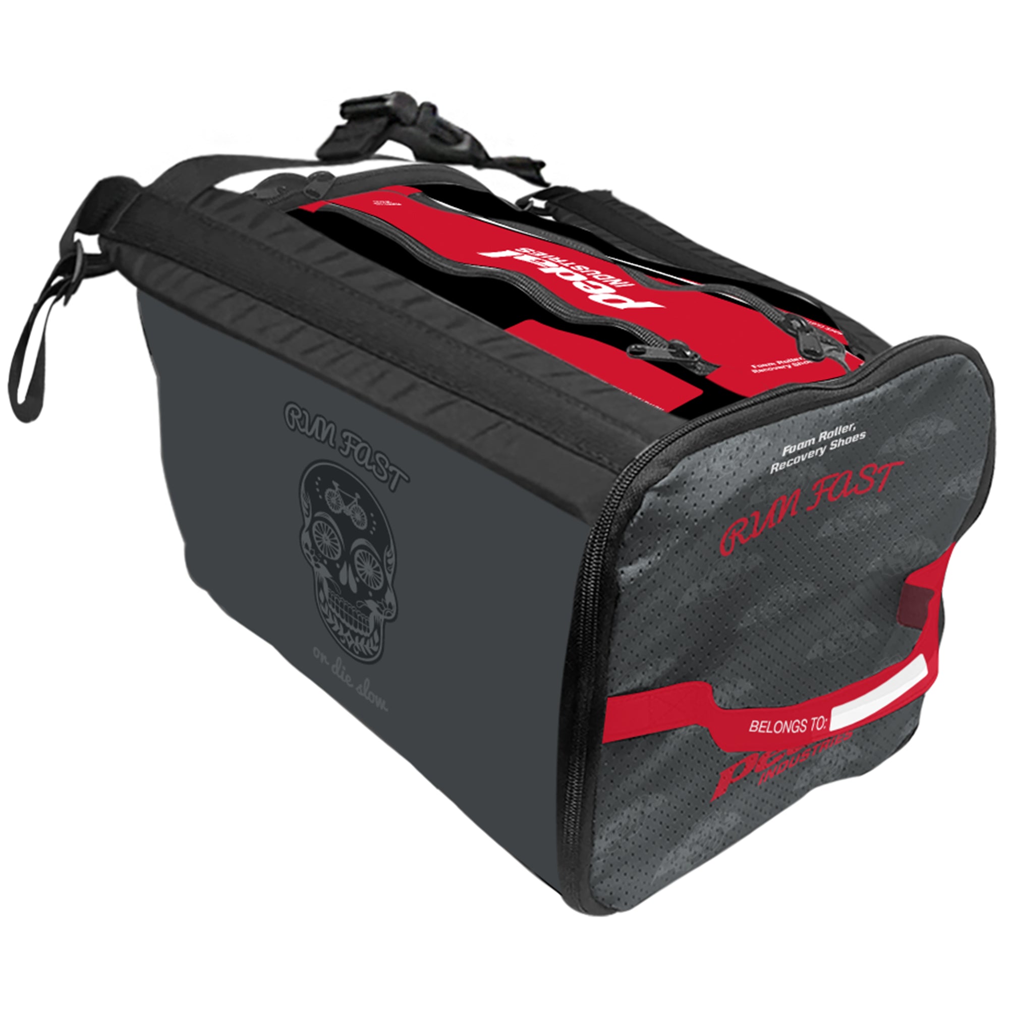 Red Run Fast or Die RaceDay RUNNING Gear Bag™ ISD