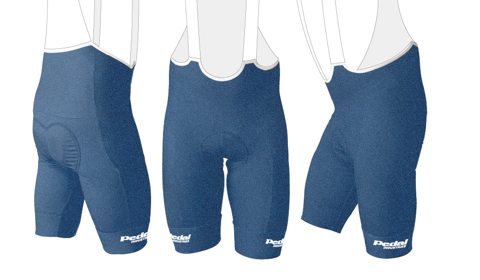 Pedal-R 2026 MEN'S PRO BIB 2.5 ISD BLUE DENIM