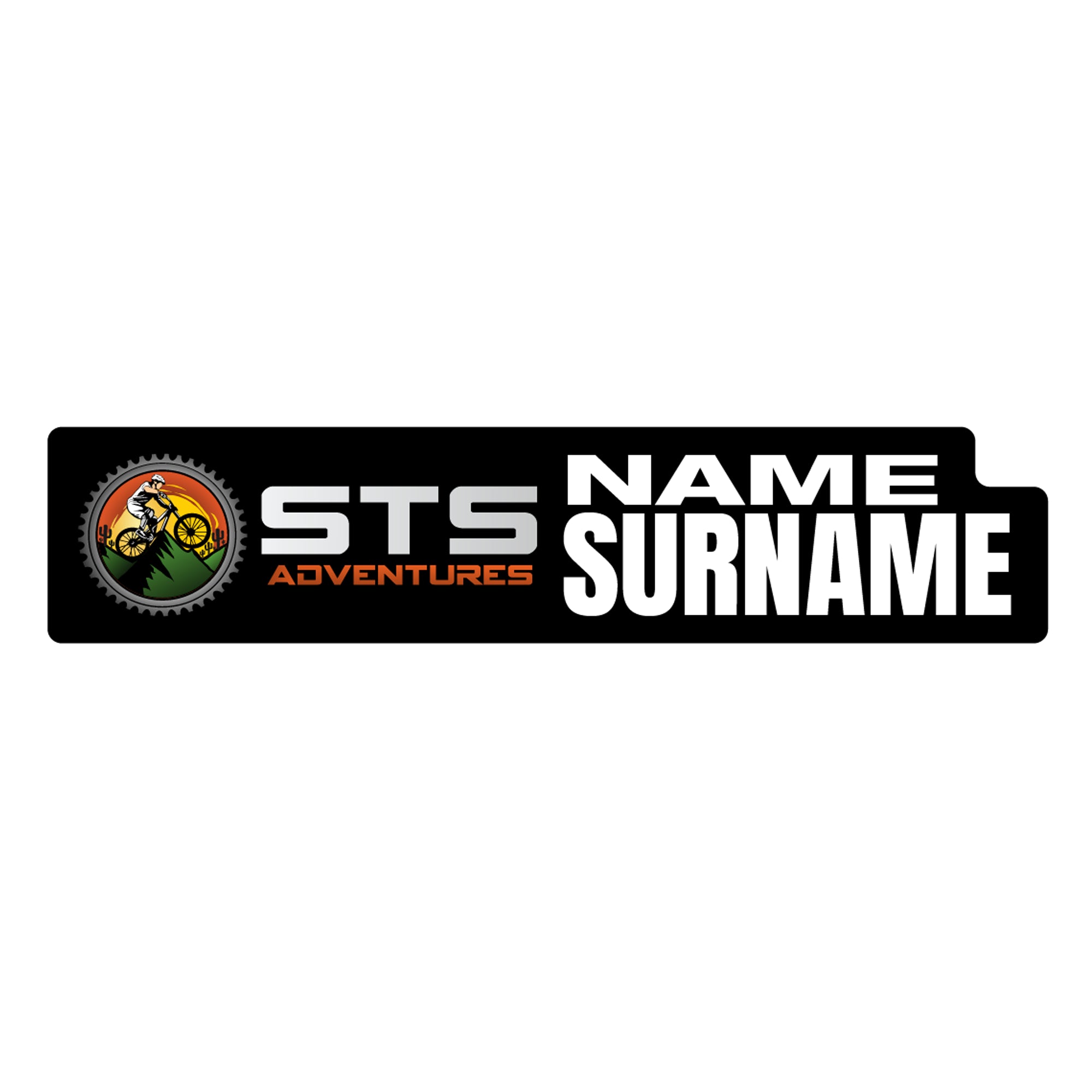 STS Adventures 2026 ID Sticker Bikes & Gear